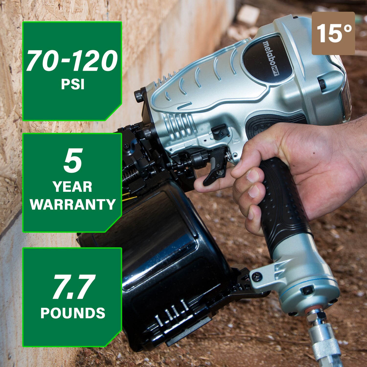 Metabo HPT NV90AGSM Cordless-Nailer - View #2