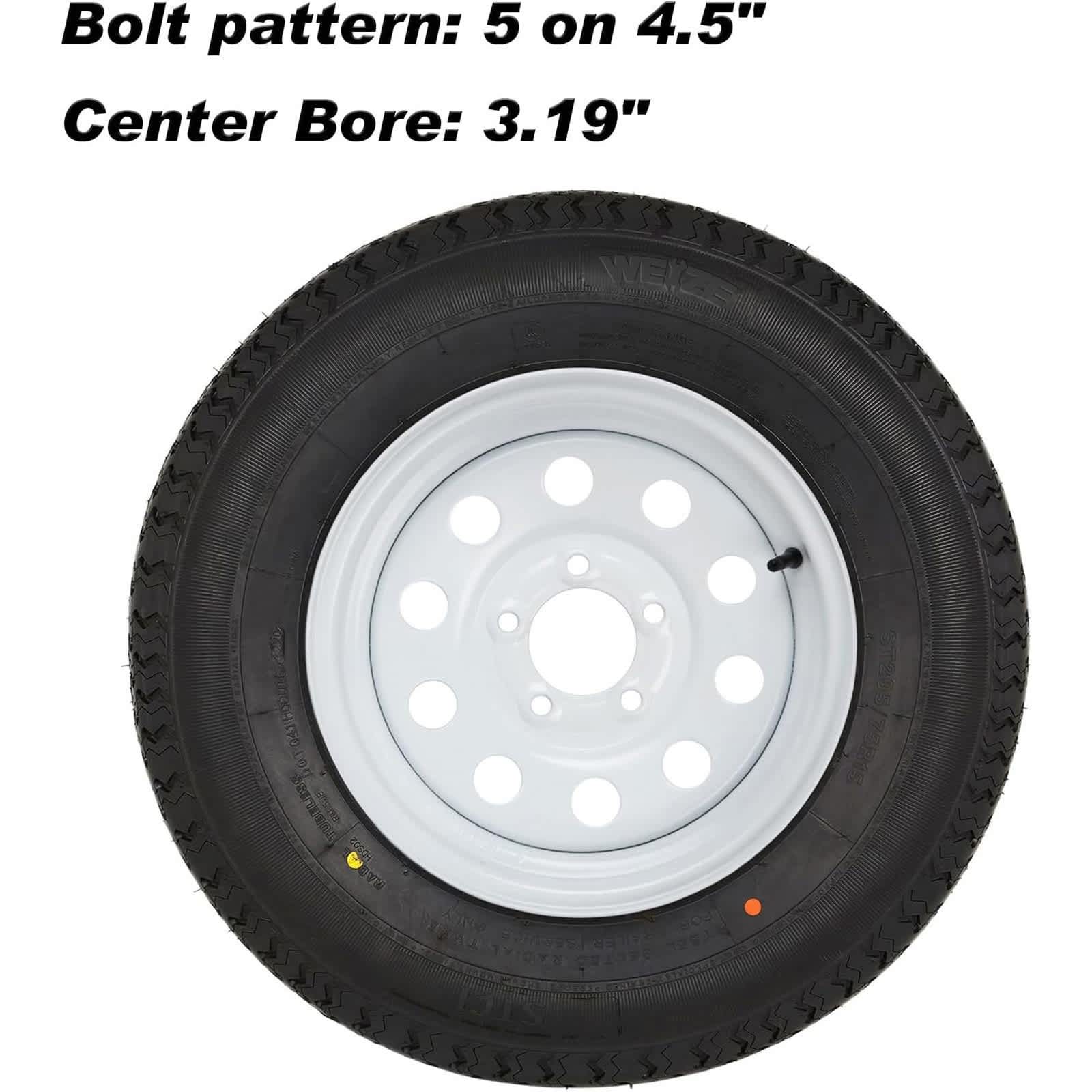 WEIZE TW-ST205/75R15-4 Trailer-Towing-Accessories - View #3
