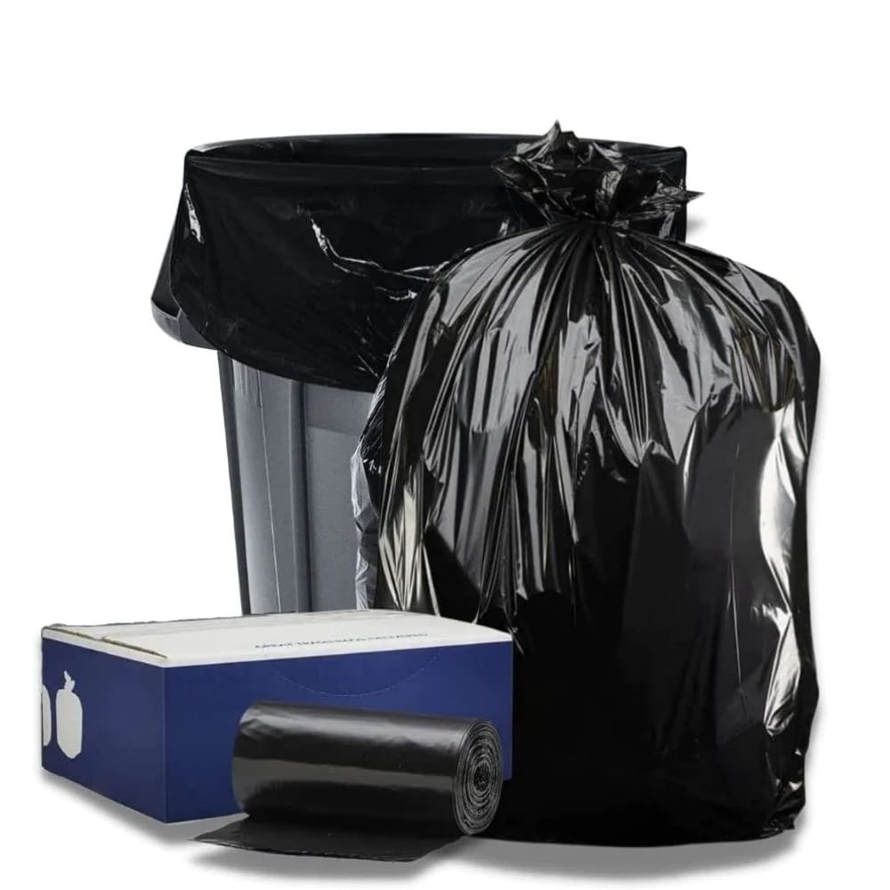 64-65 Gallon Trash Bags, 50 Count of 5 Colors Extra-Large Heavy
