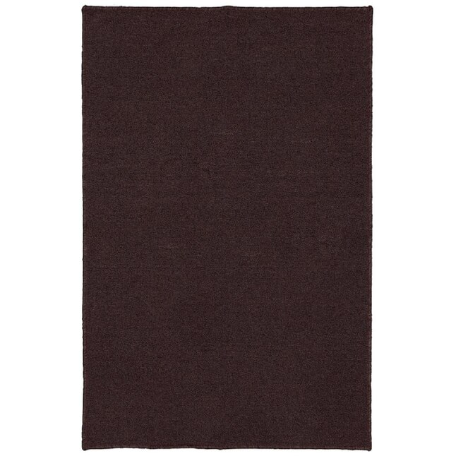 Mohawk Home Cleaner Loop 5 x 7 Brown Indoor Solid Area Rug at Lowes.com