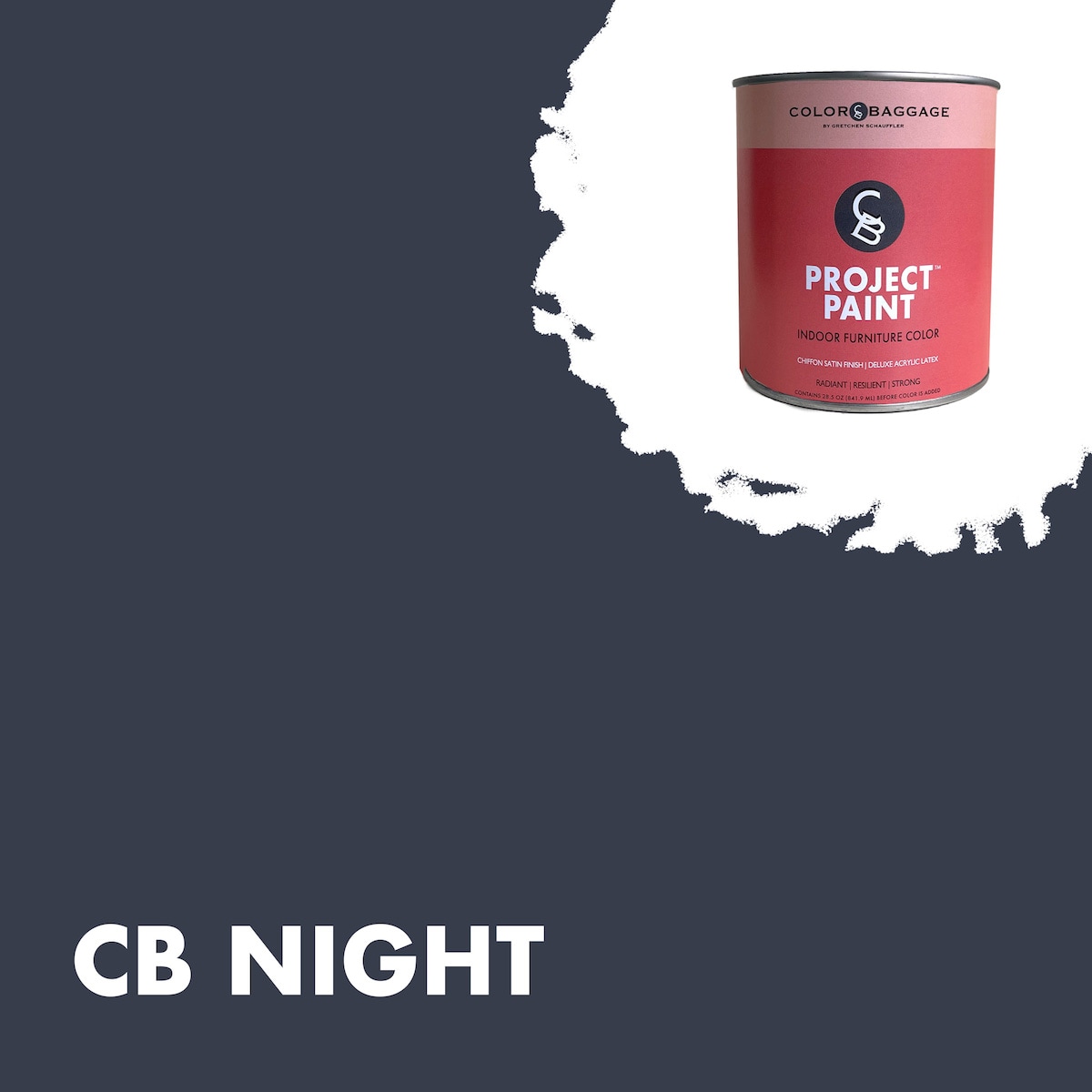 Color Baggage NIGHT-PIF-SAT-G Project Paint Indoor Satin Night ( 1-gallon )