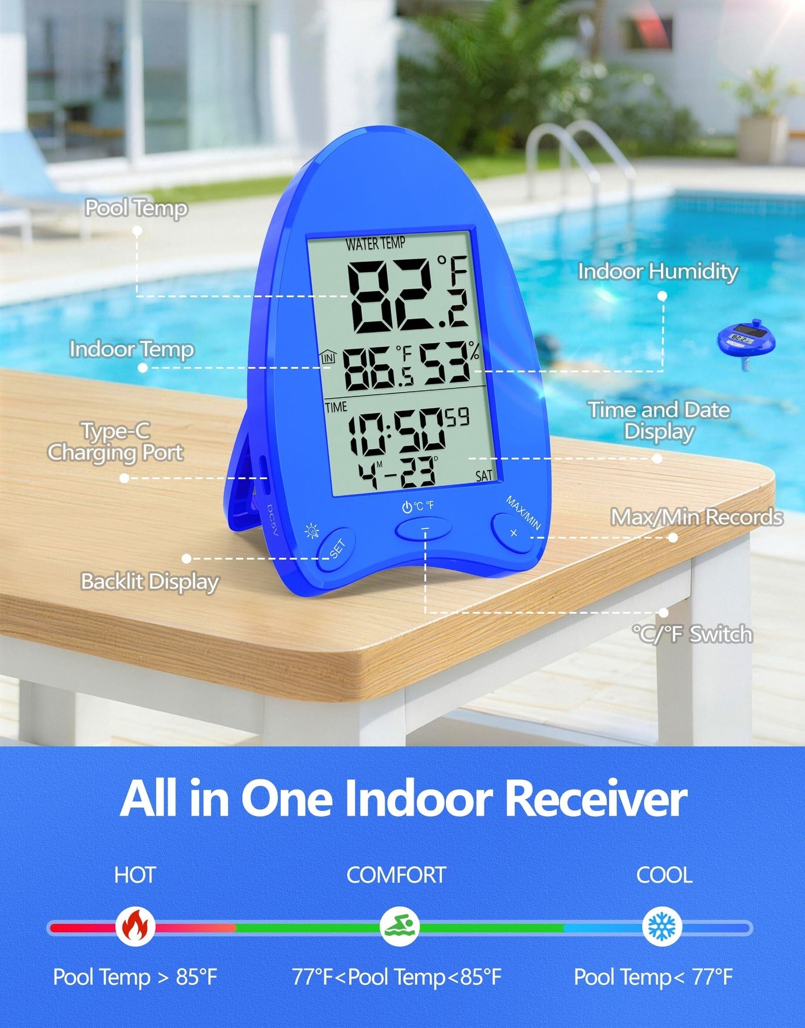 Etokfoks LETY87J75 Pool-Thermometers - View #5