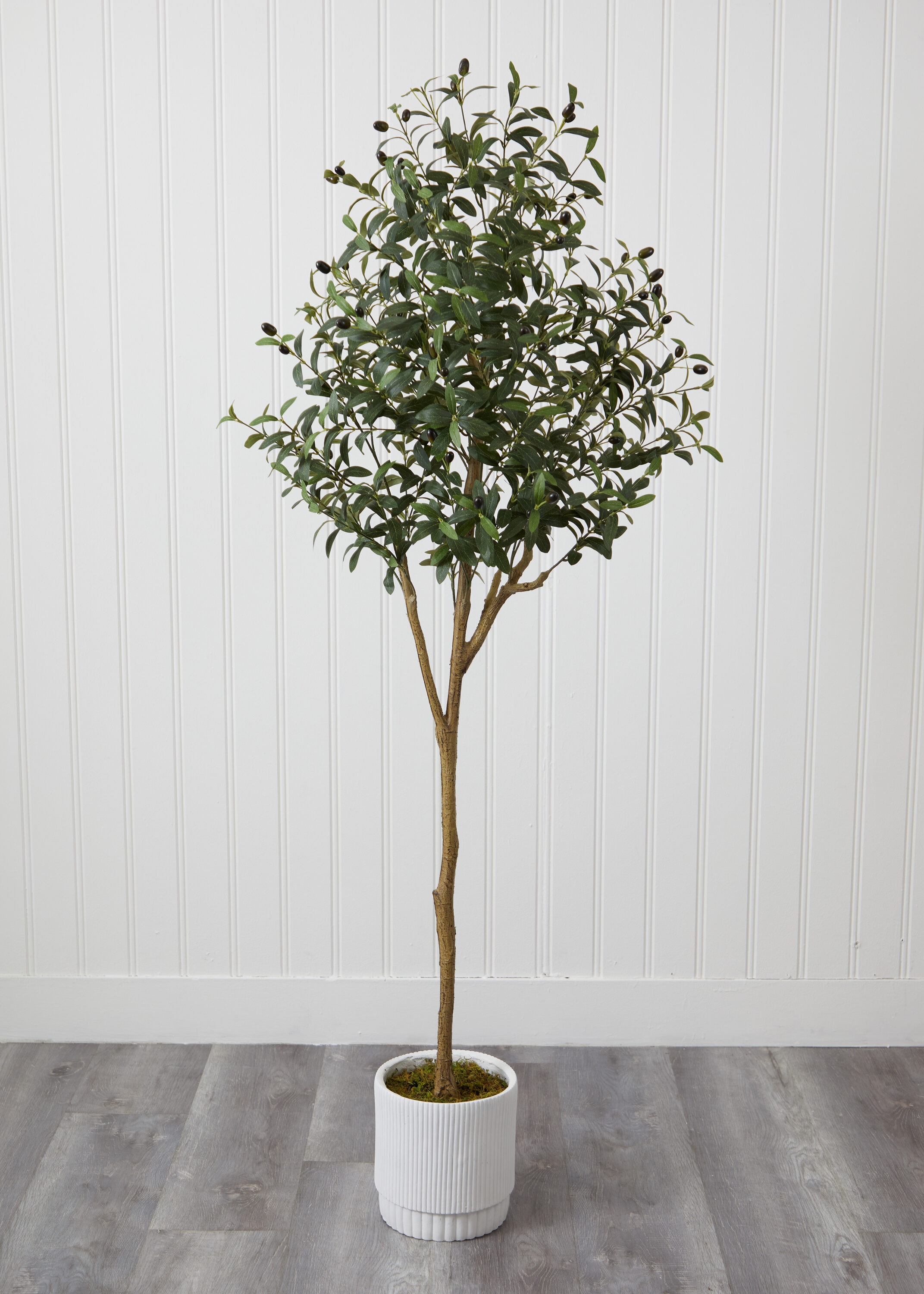 LCG 72-in Green Indoor Artificial Ficus Artificial Tree in the Artificial  Plants & Flowers department at