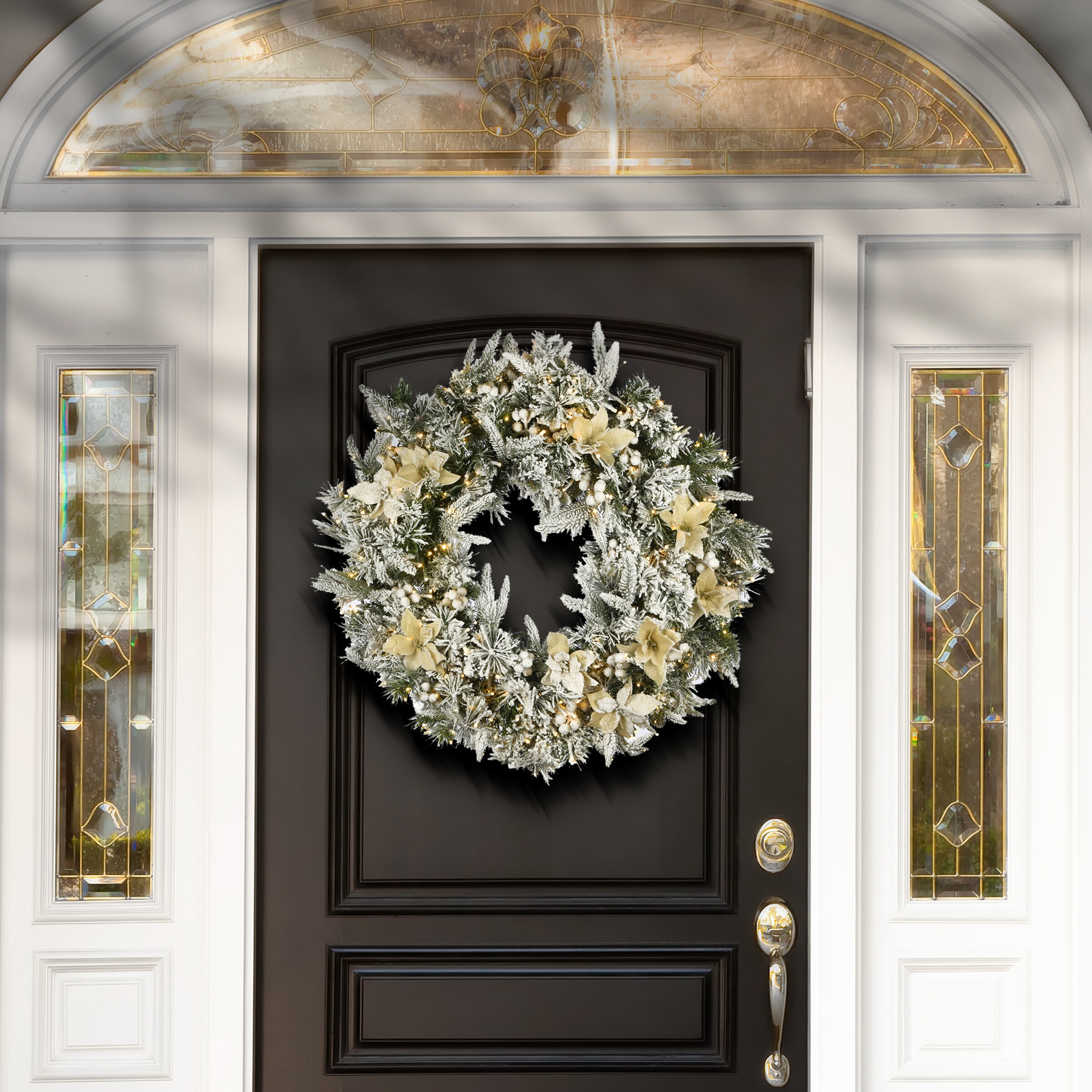 National Tree Company PECO8-362DK-30W Artificial-Christmas-Wreaths - View #3