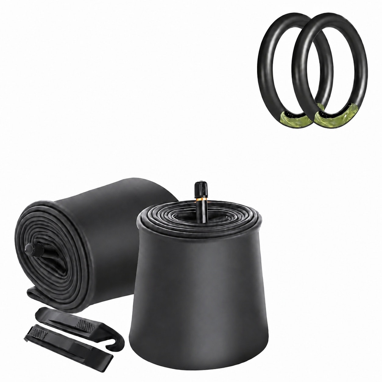 Aoibox  2 Pack 20x4 0 Fat Tire Inner Tubes with Schrader Valves for Mountain and Electric Bikes