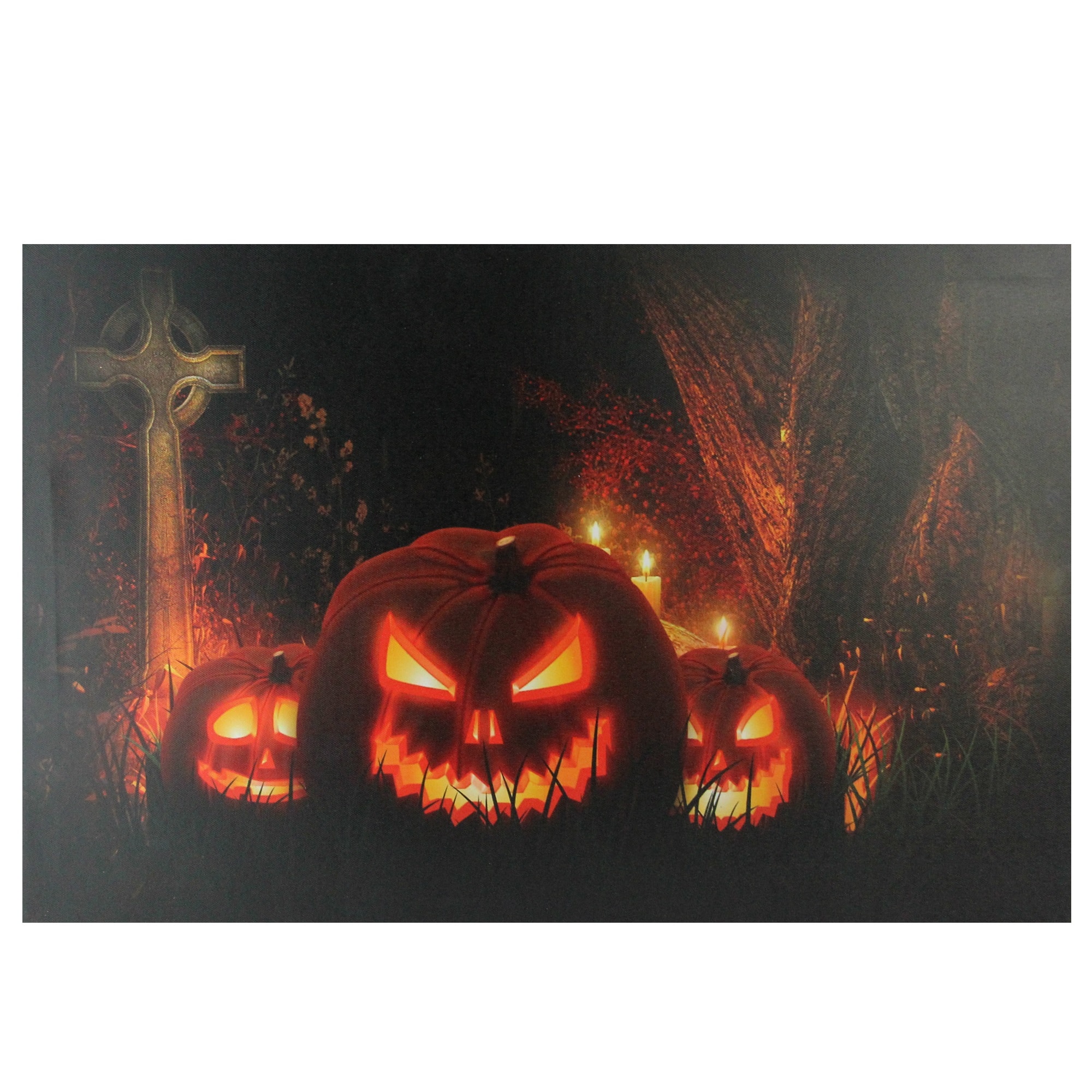 Northlight 32621280 15.75-in Lighted Jack-o-lantern Lantern