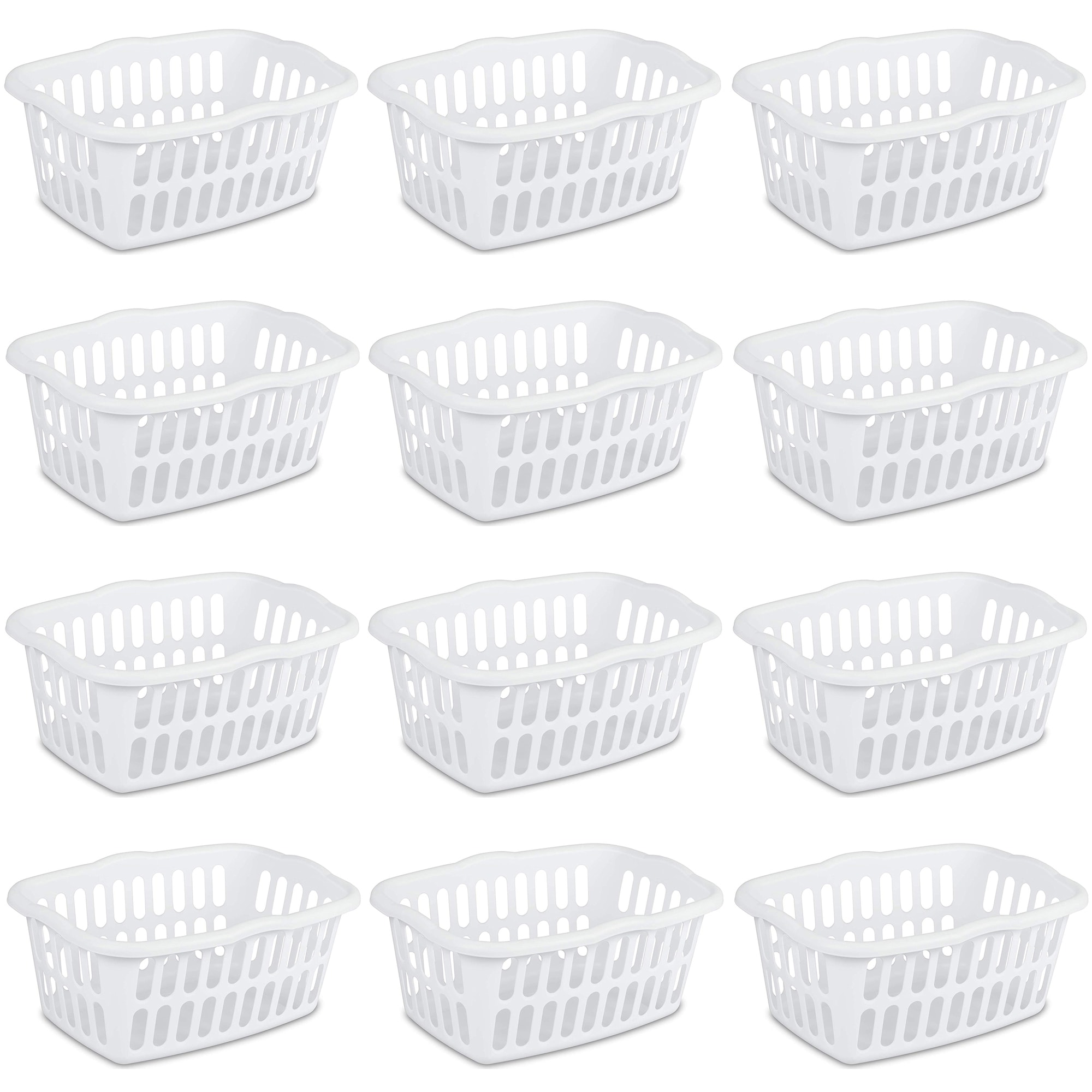 Christmas Sentiment Oval Buckets, Plastic Basket with Handles