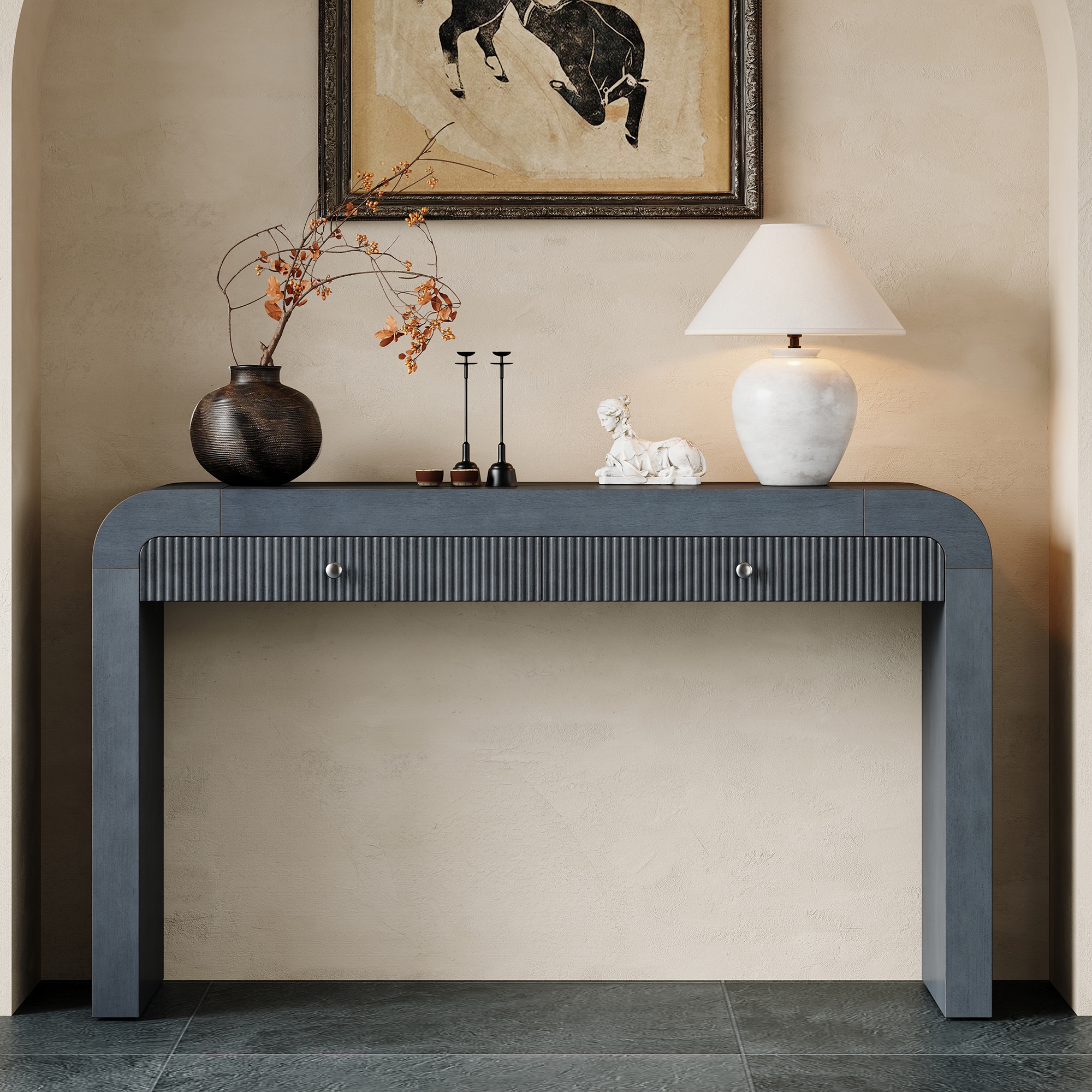 SINOFURN SYA330212GY Console-Sofa-Tables - View #4