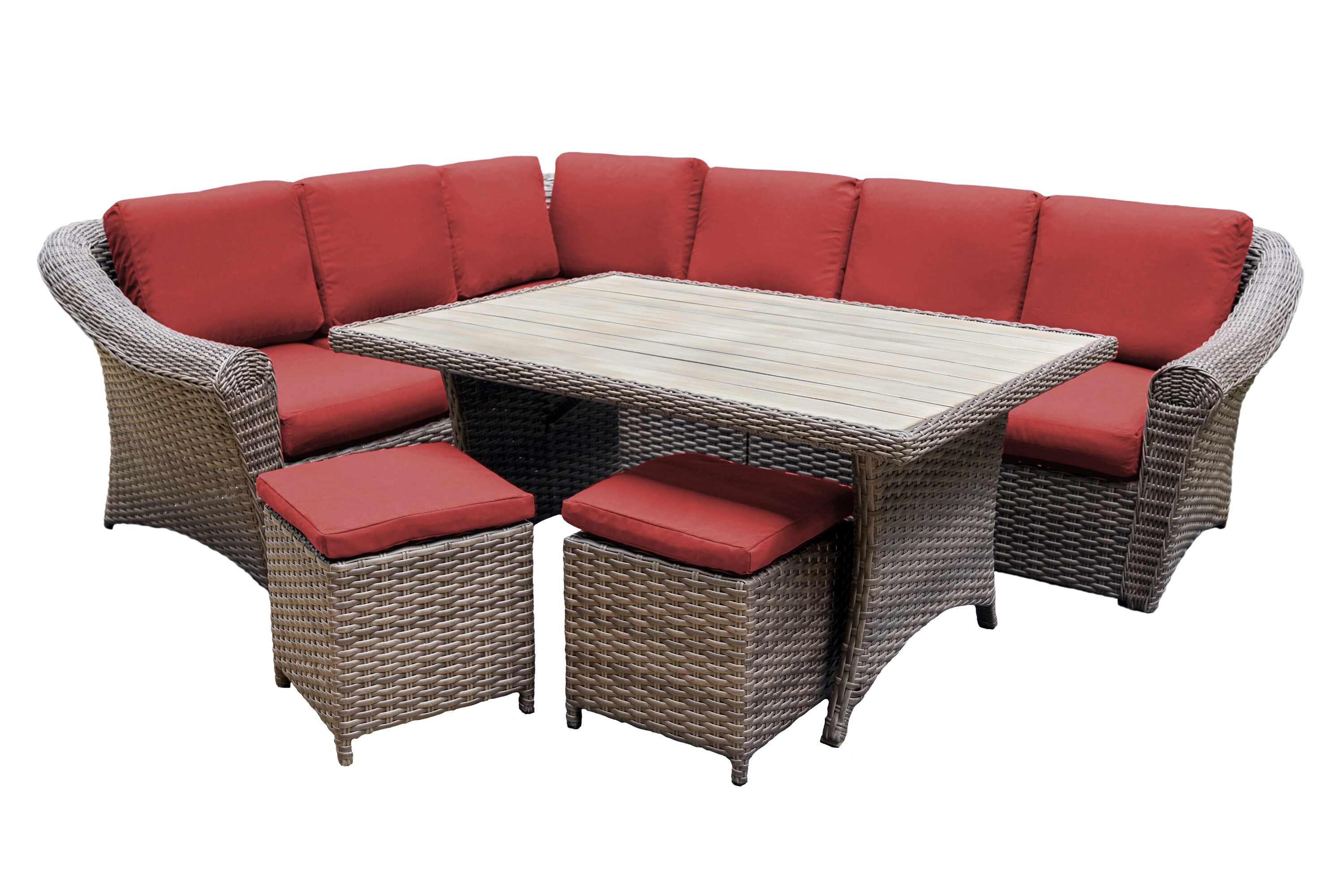 Leisure Made 515562-RED Patio-Sofas-Daybeds - View #6