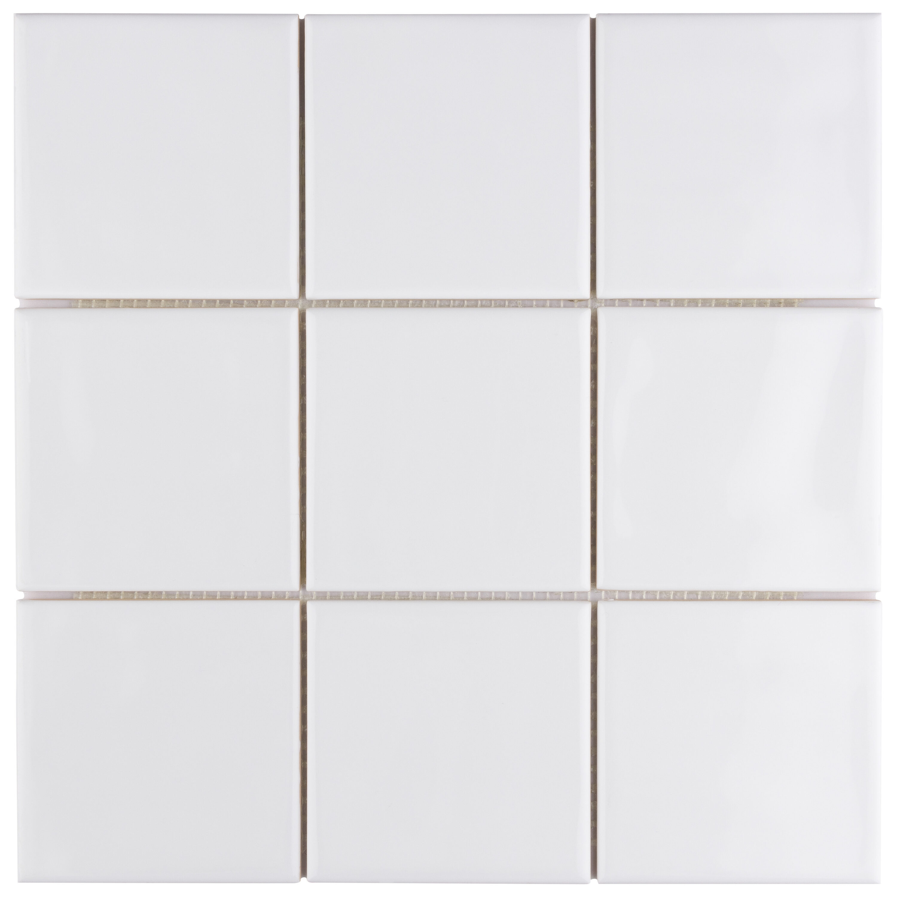 Affinity Tile WRC4TWWI Twist White Ice 12-in x 12-in Glossy Ceramic Patterned Square Wall Tile (9.8-sq. ft/ Carton)
