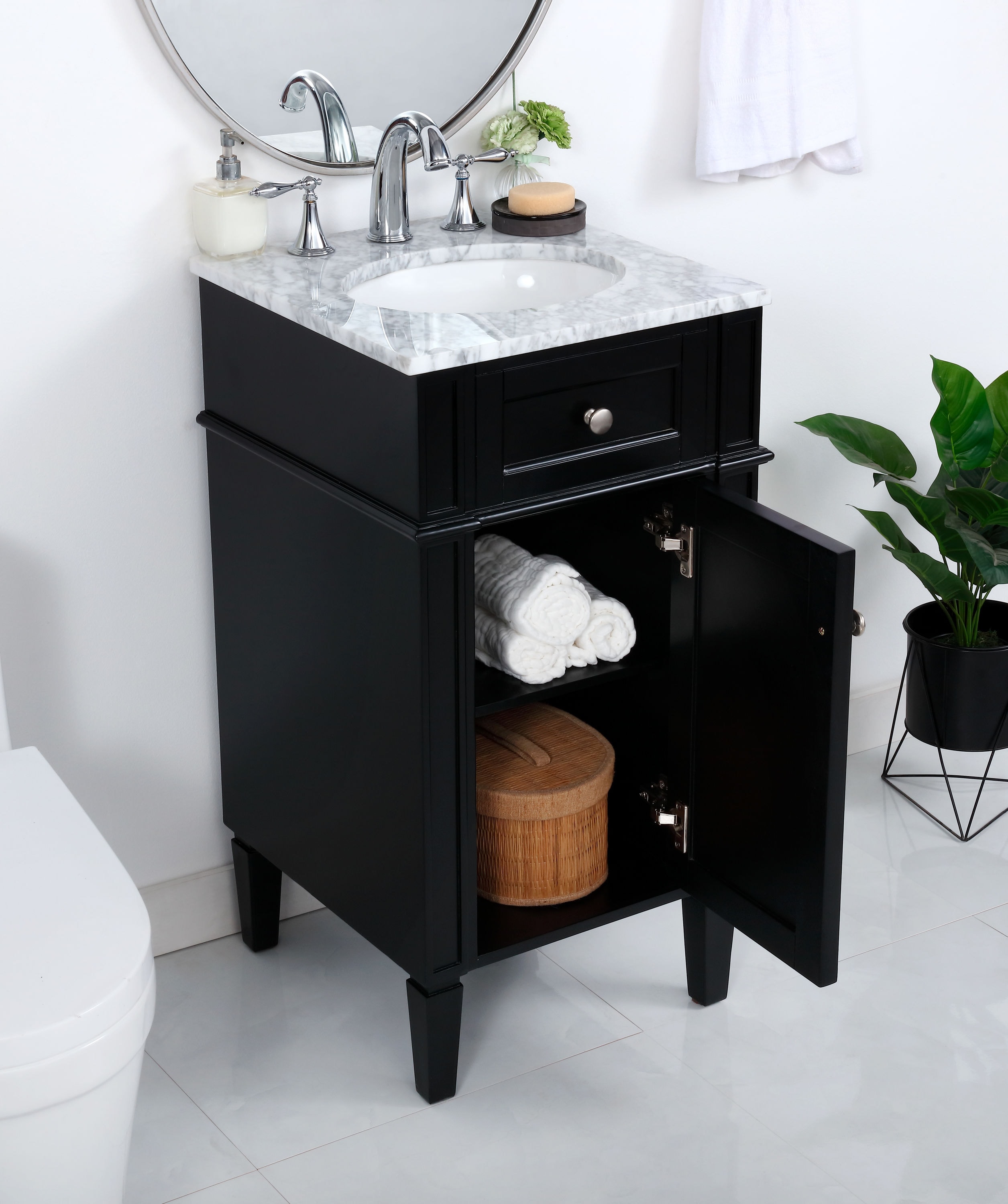 Elegant Decor HF37554BK Bath-Vanity-Combo - View #4