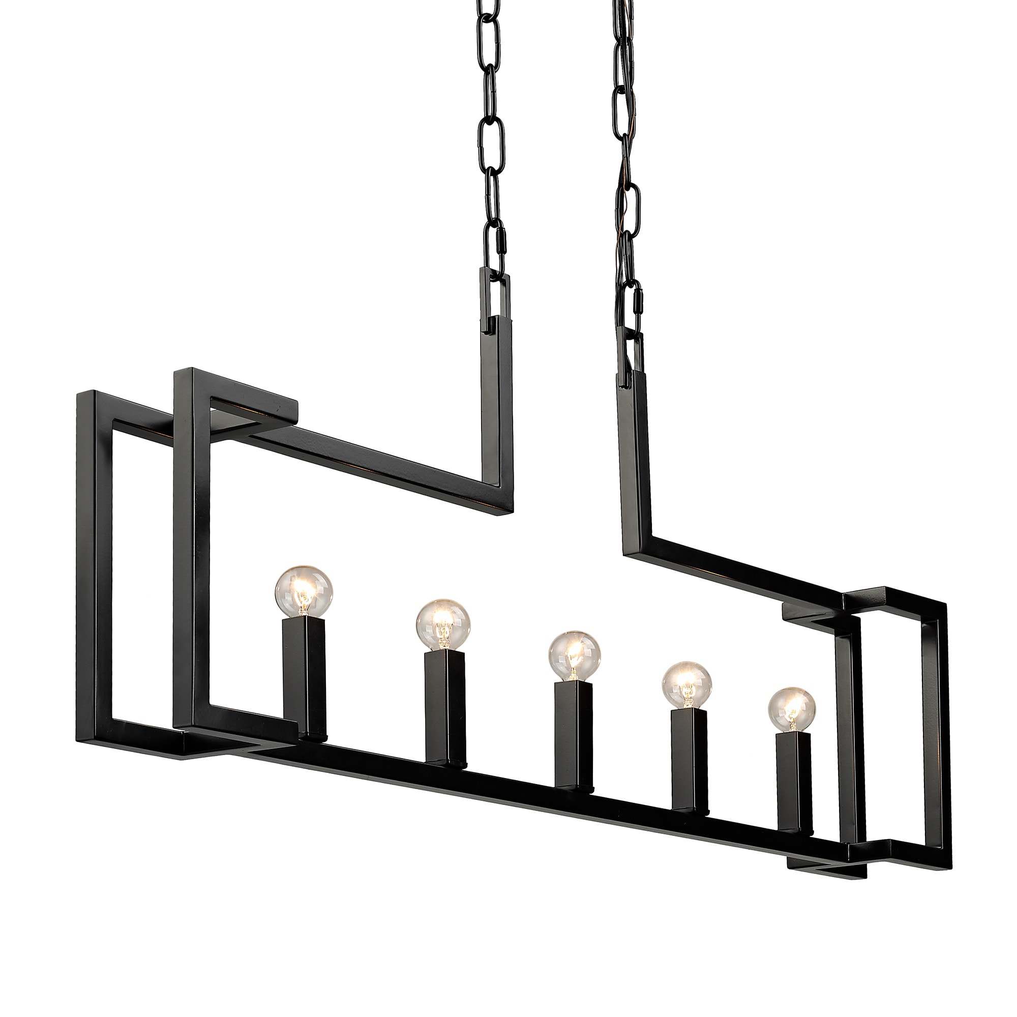 Golden Lighting 9020-LP BLK Pendant-Lights - View #4
