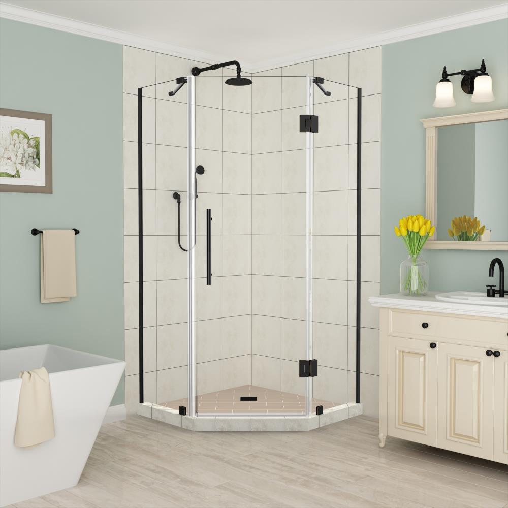 Aston SEN966EZORB4210 Merrick 42-1/2-in x 72-in Frameless Hinged Shower Door