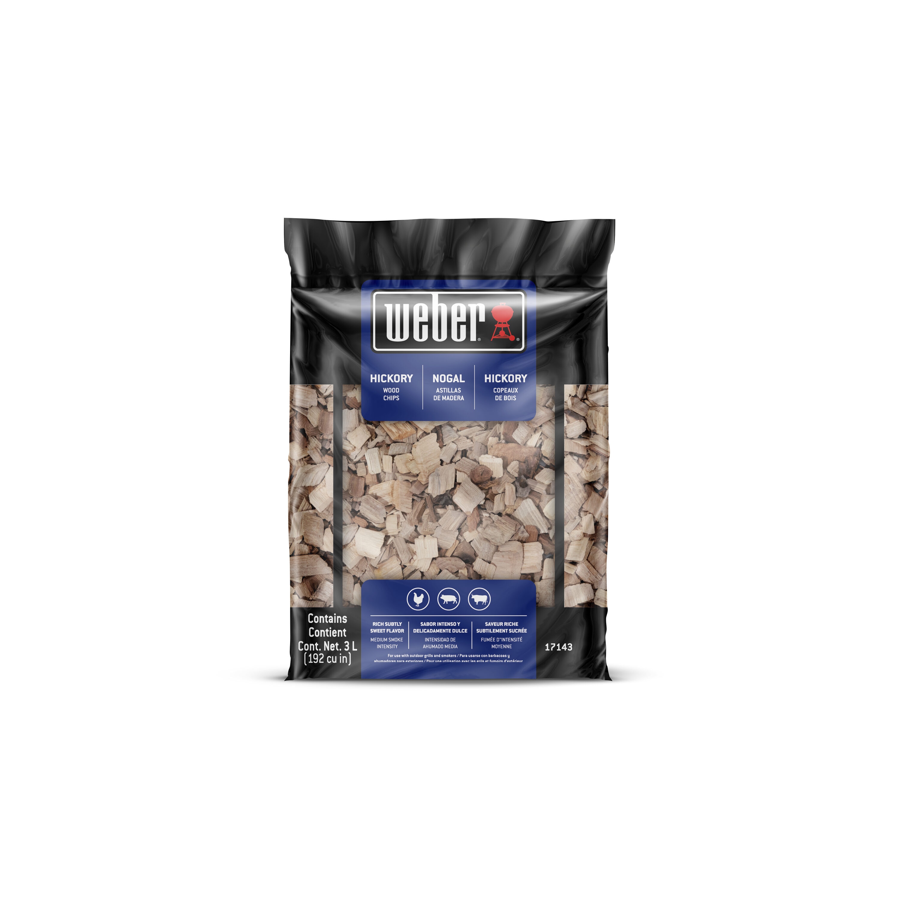 Weber Hickory 192 Cubic inch(es) Wood chips