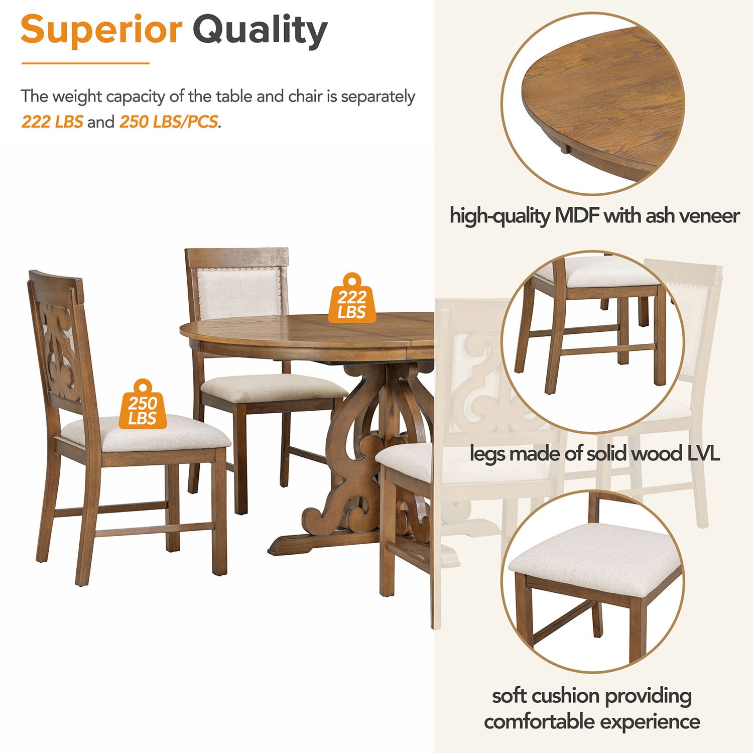 SINOFURN SYA010117BN Dining-Sets - View #14