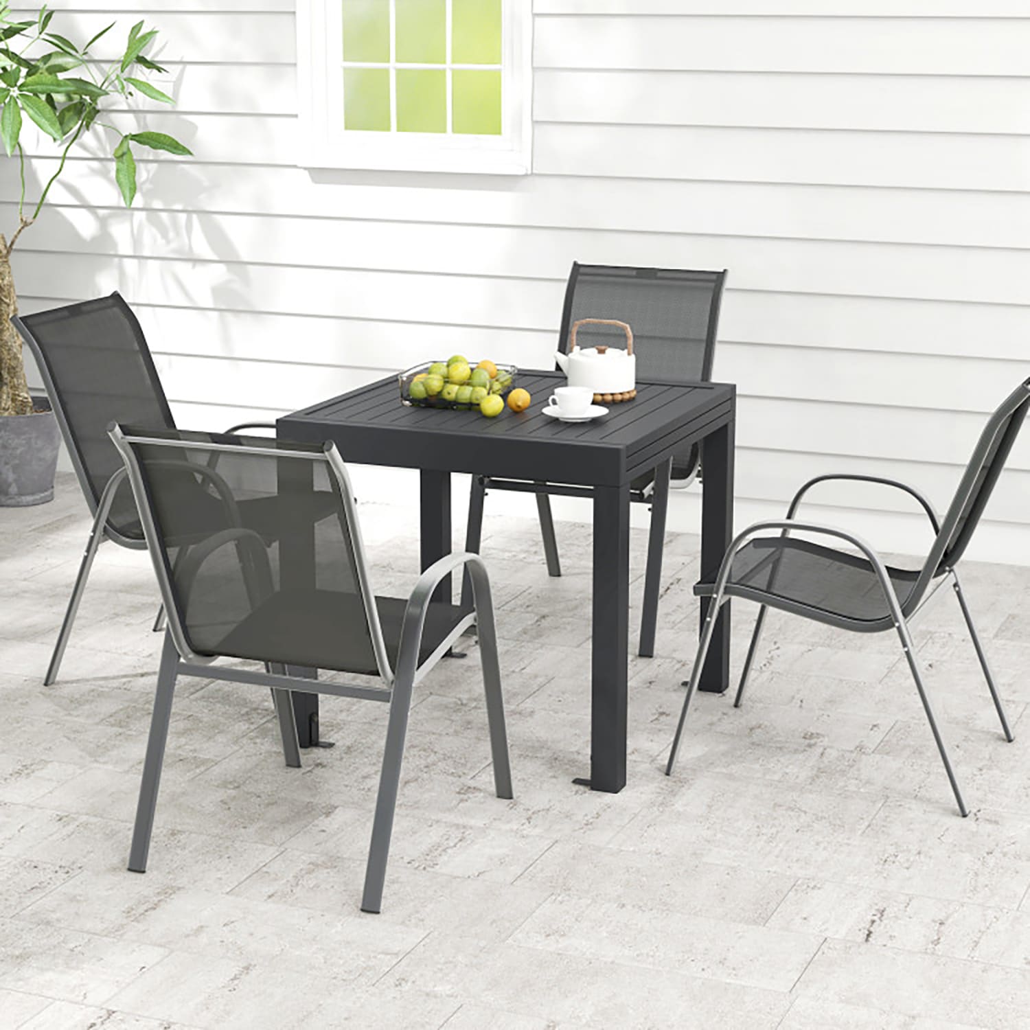 GZMR GM-DH-00043 Patio-Dining-Sets - View #3