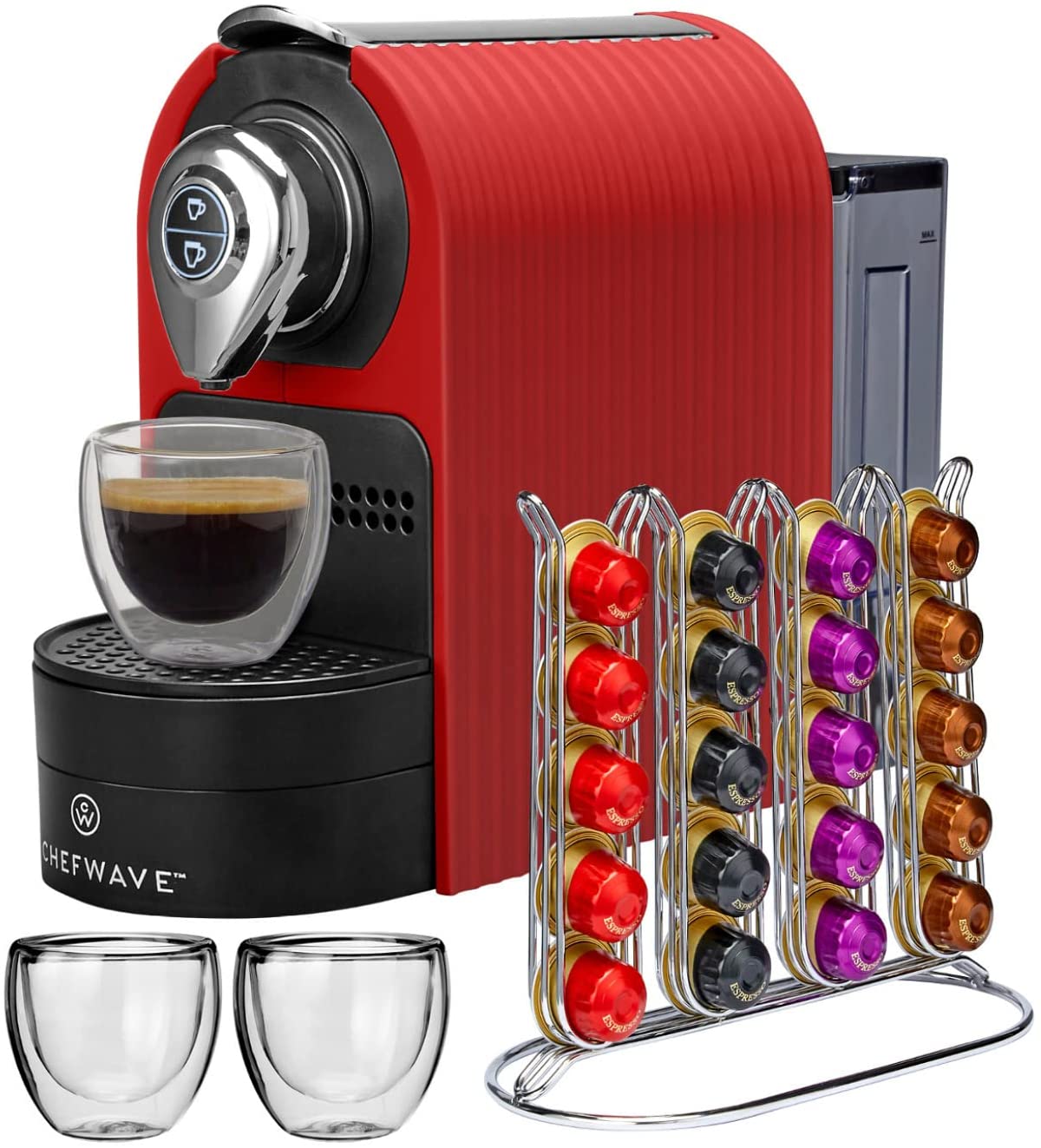 Portable Capsule Coffee Machine Stainless Steel Automatic American