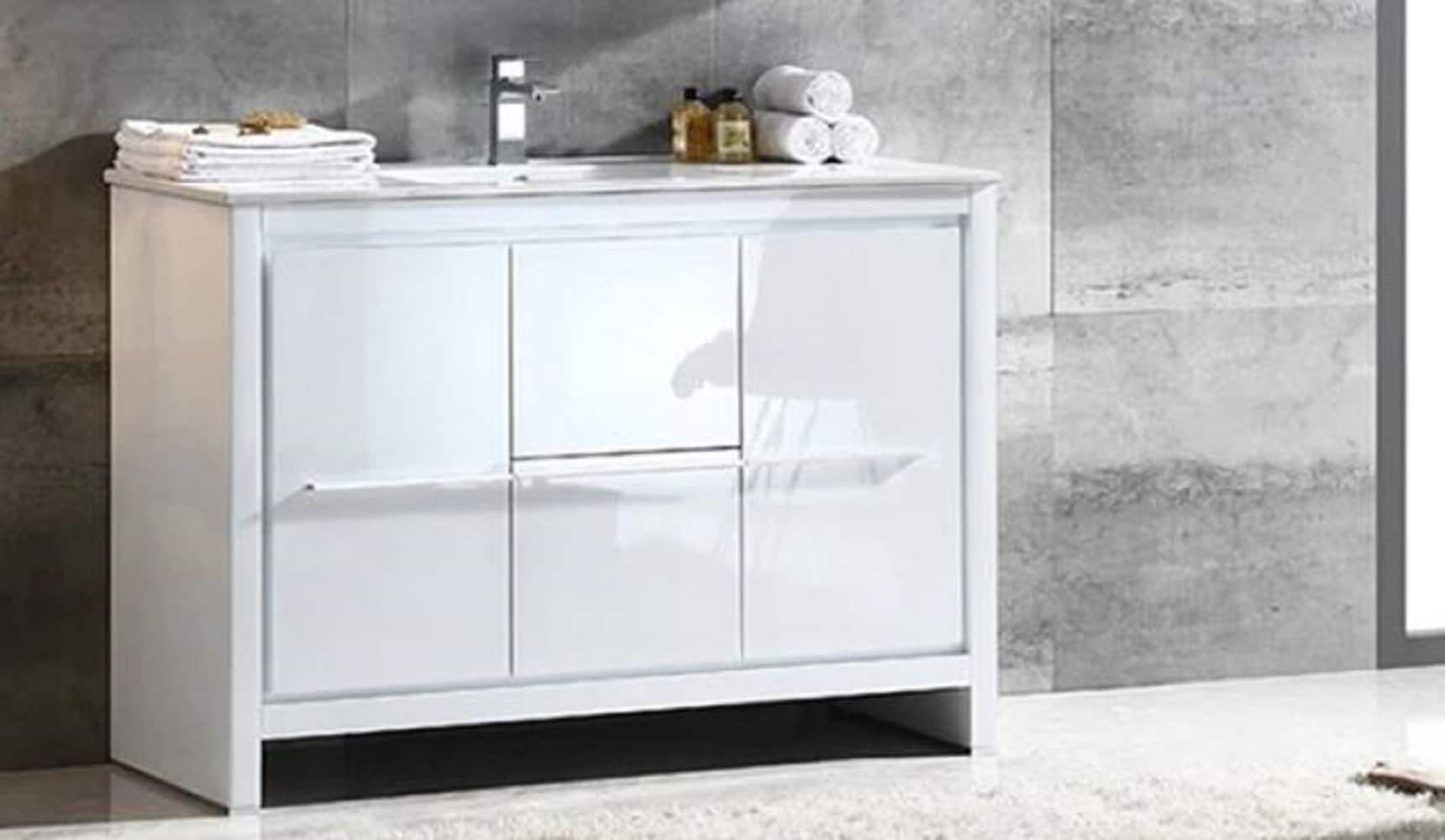 Fresca FCB8148WH-I Bath-Vanity-Combo - View #7
