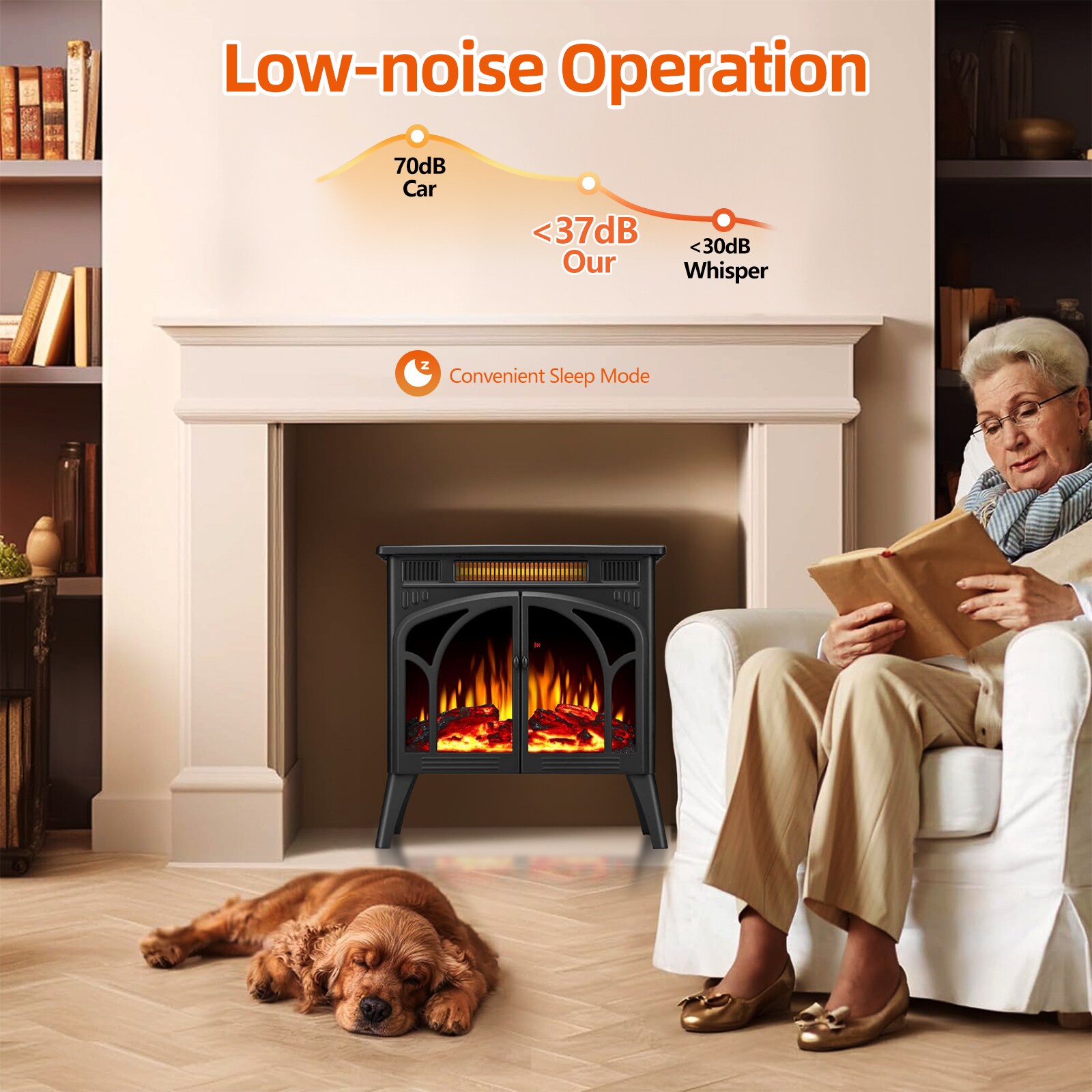 BANSA ROSE LLZJWL41705 Electric-Fireplaces - View #5