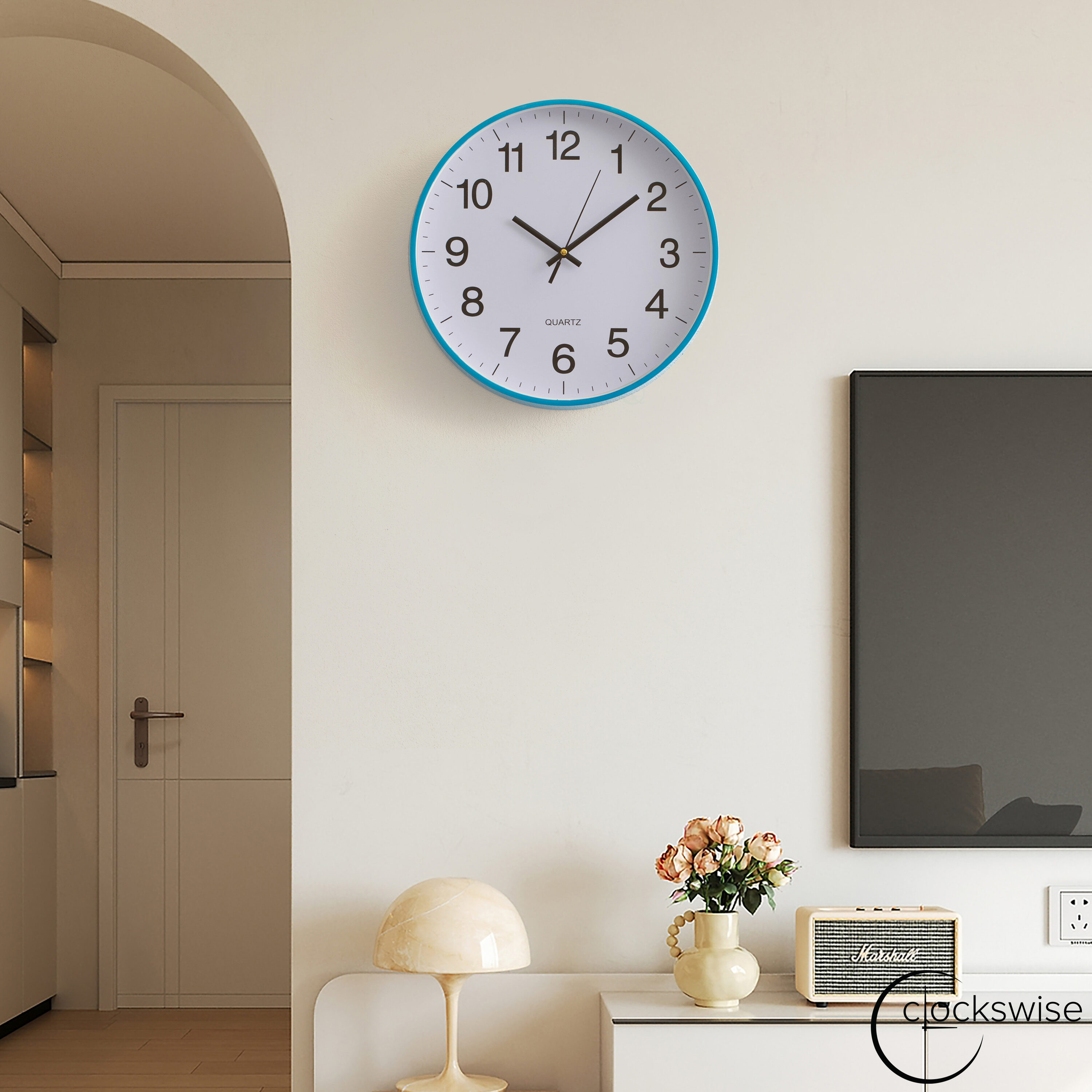 Clockswise QI004744.BL.12 Indoor-Outdoor-Clocks - View #4