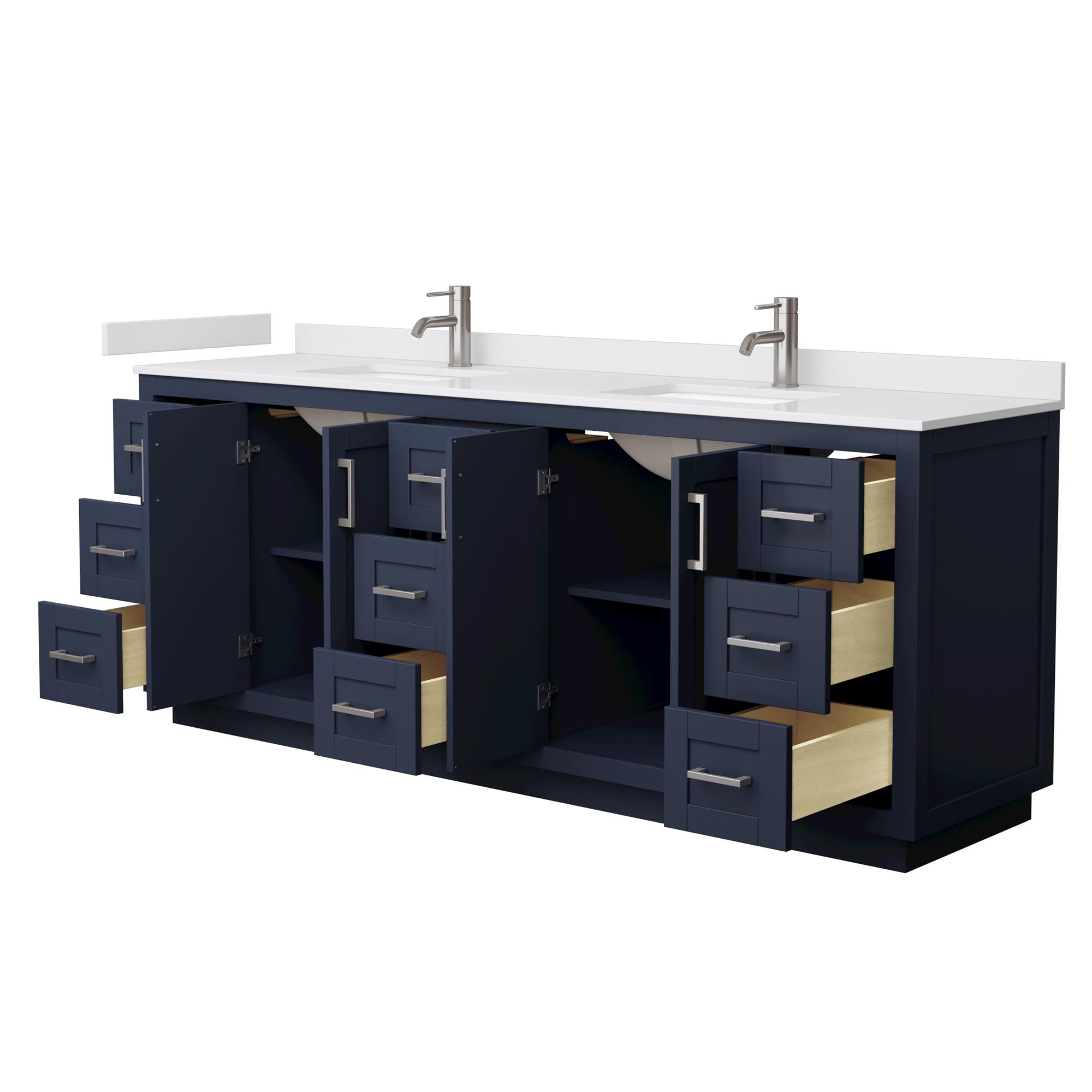 Wyndham Collection WCF292984DBNWCUNSMXX Bath-Vanity-Combo - View #3
