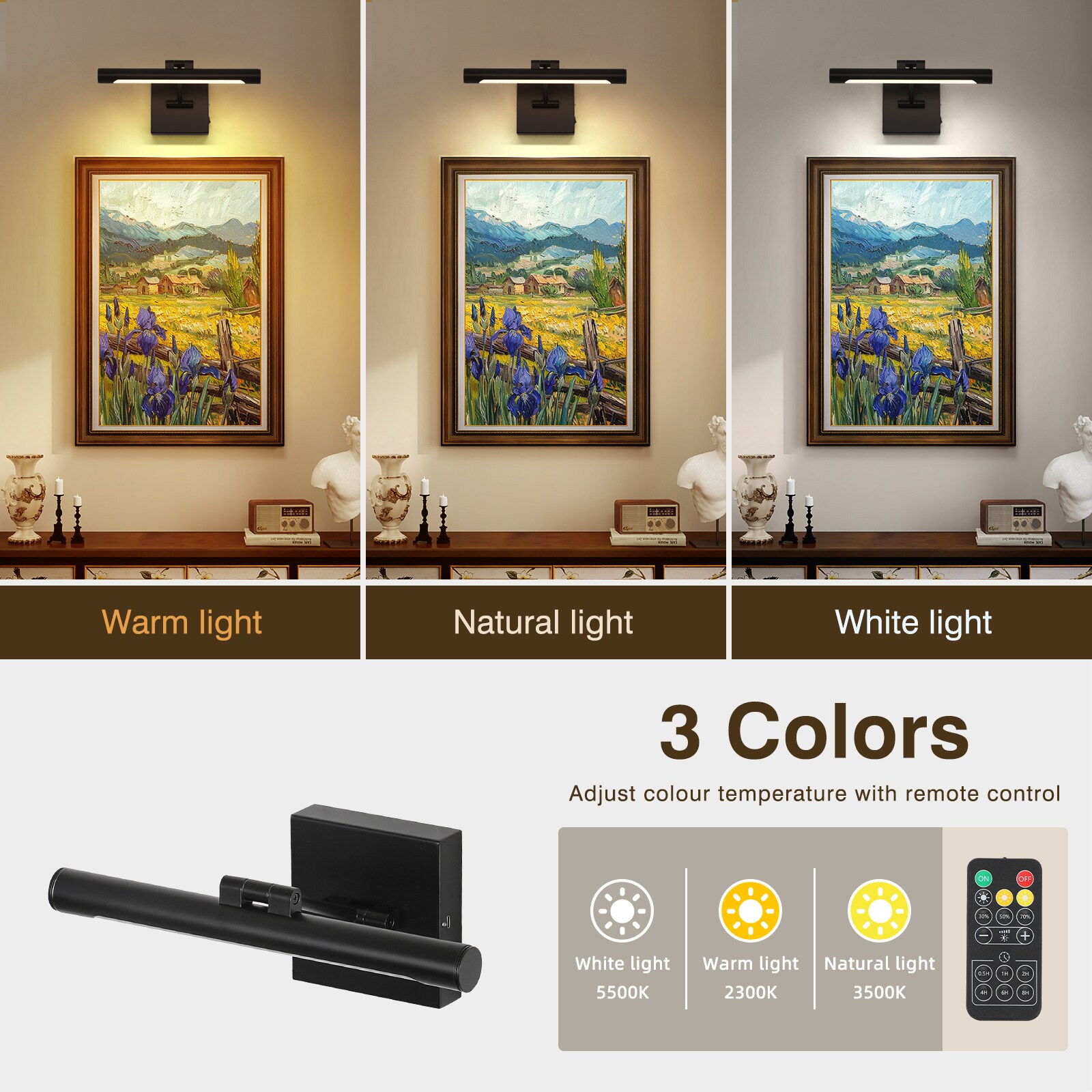 DAYAUM DYM-B7-BK-2W-2P-AZ Picture-Lighting - View #4