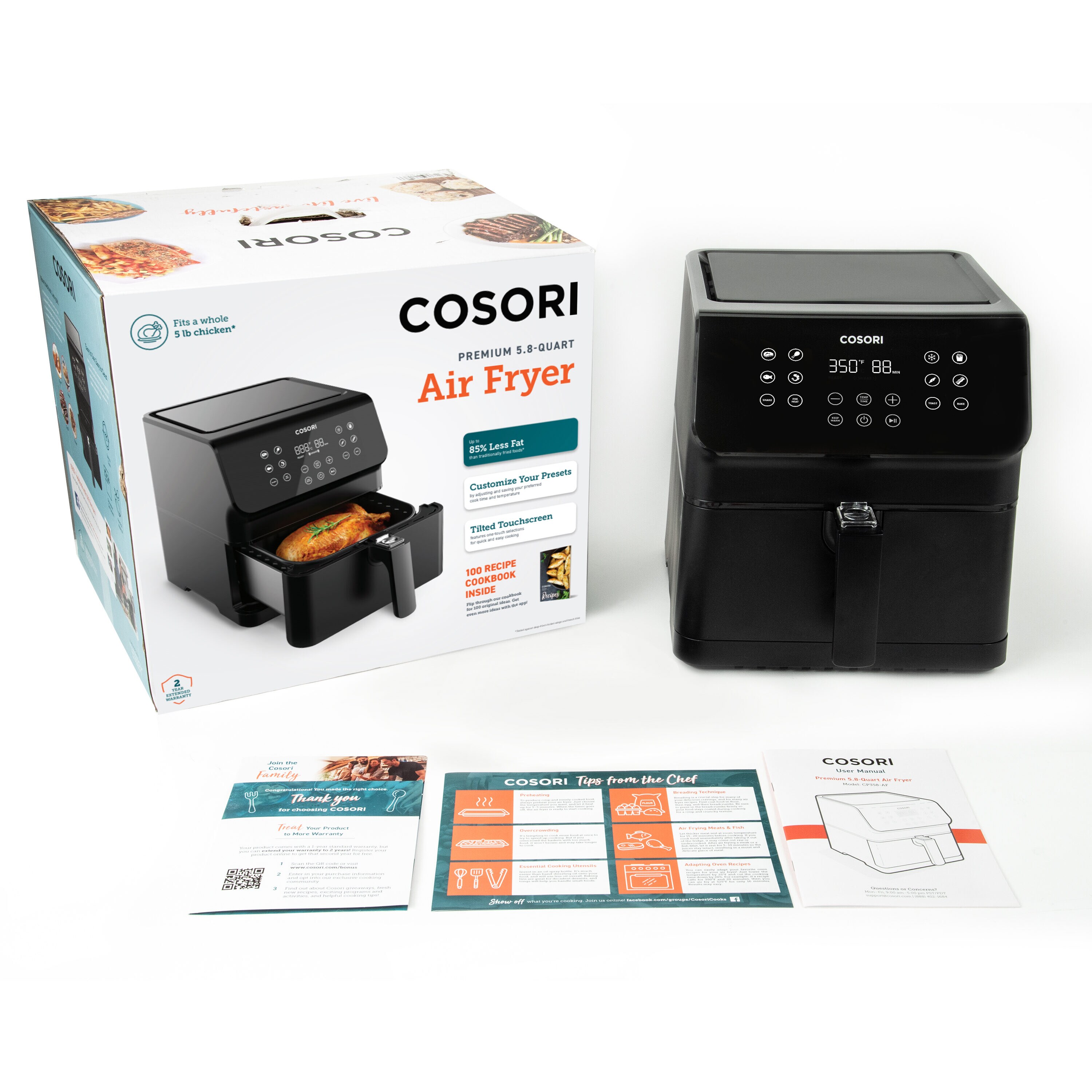 COSORI Dual Blaze Smart Air fryer Unboxing