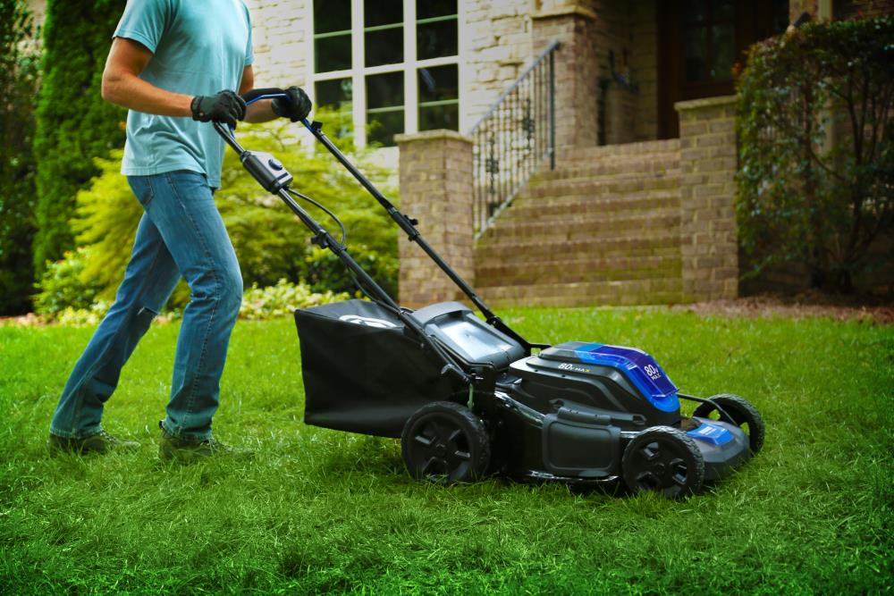 Kobalt 80-volt Max Brushless 21-in Cordless Electric Lawn Mower 2.5 Ah ...