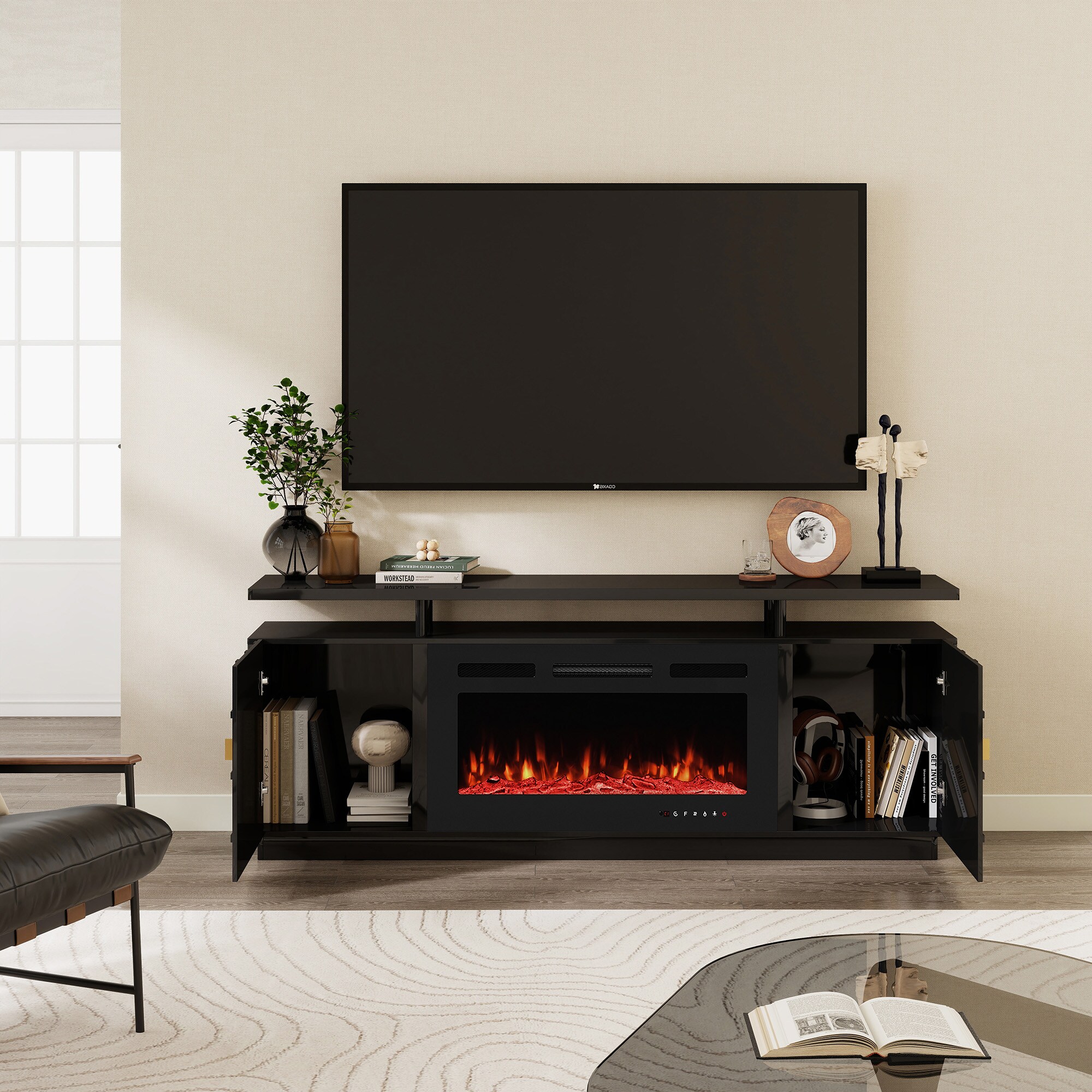 Clihome WMTVS021-RSW-RFP36 Electric-Fireplaces - View #4