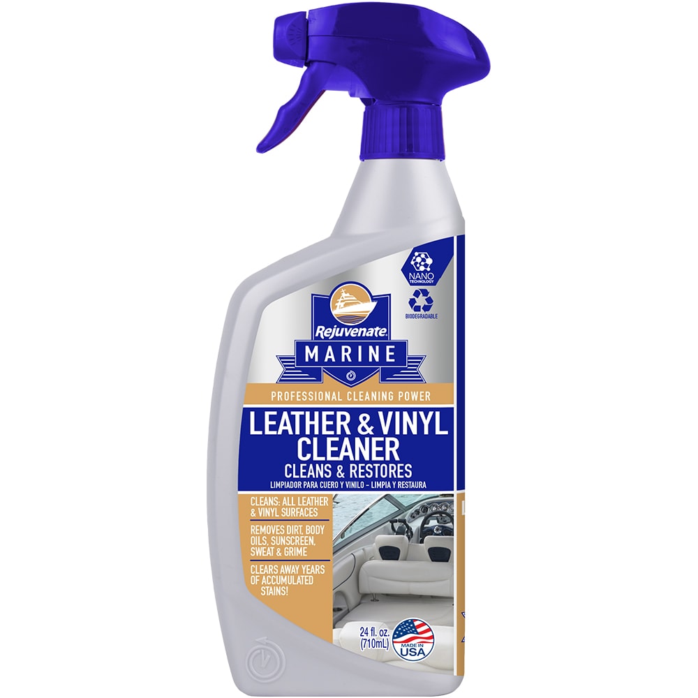 Rejuvenate 24 Oz Leather and Vinyl Cleaner in the Boat Maintenance