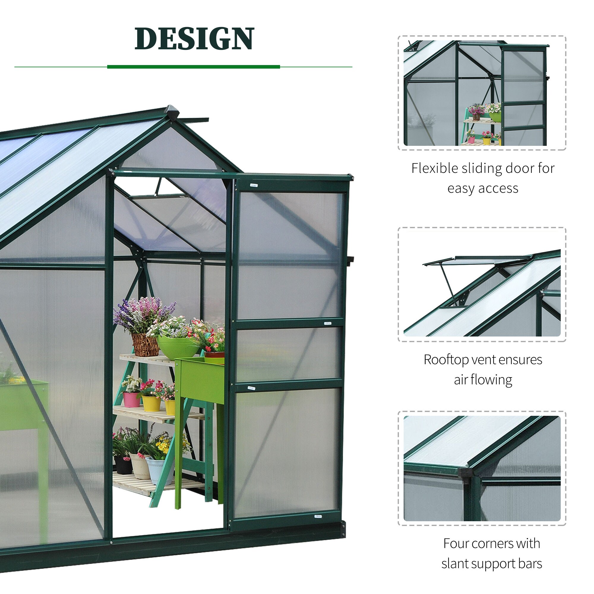 Outsunny 845-058 greenhouses - View #6