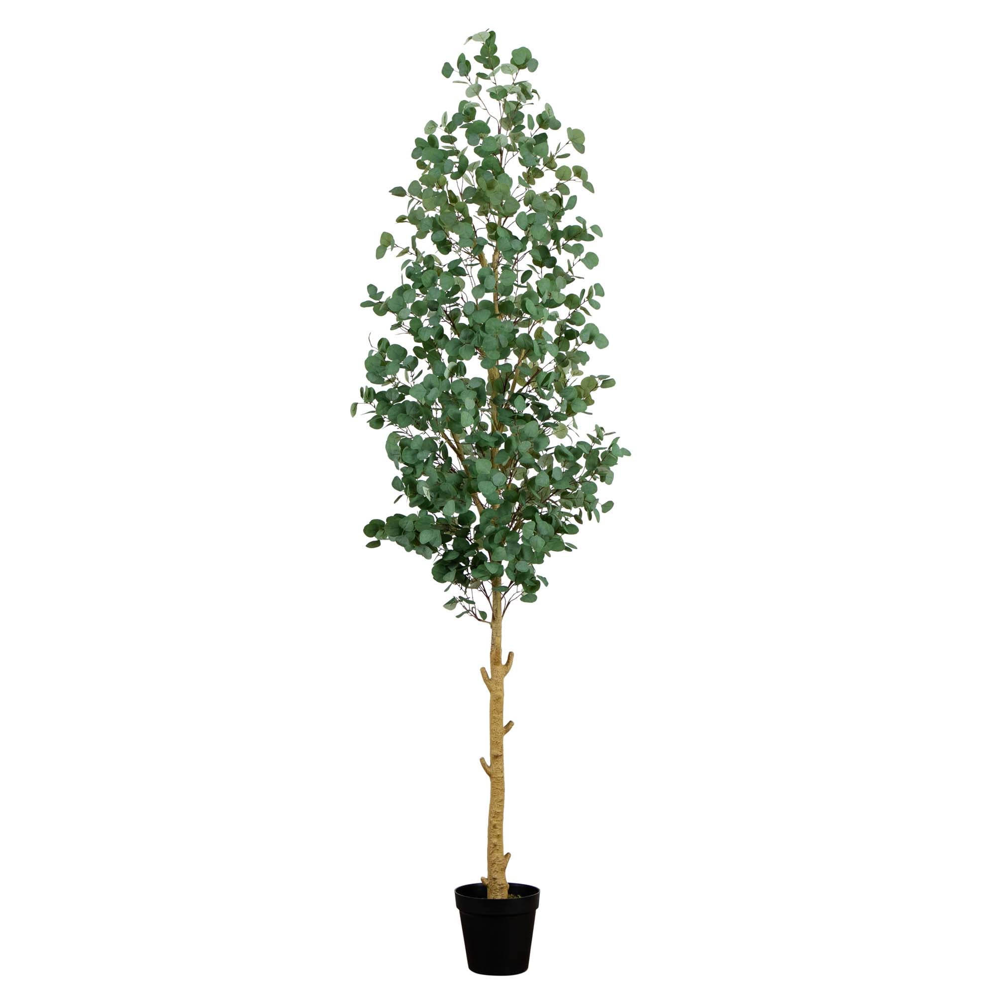Nearly Natural T4695 120-in Green Indoor Floor Eucalyptus Artificial tree