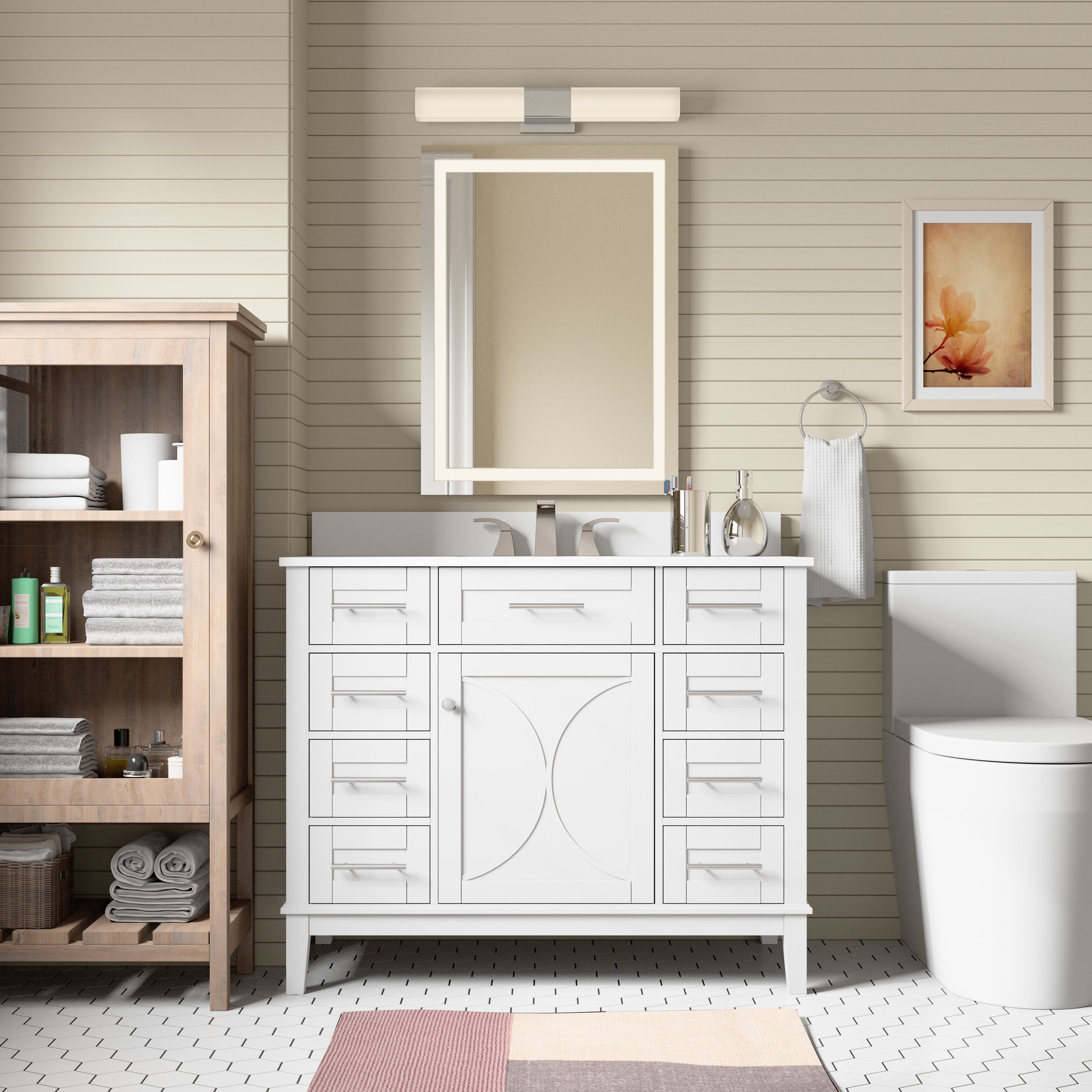 allen + roth LWSK42VW Bath-Vanity-Combo - View #5