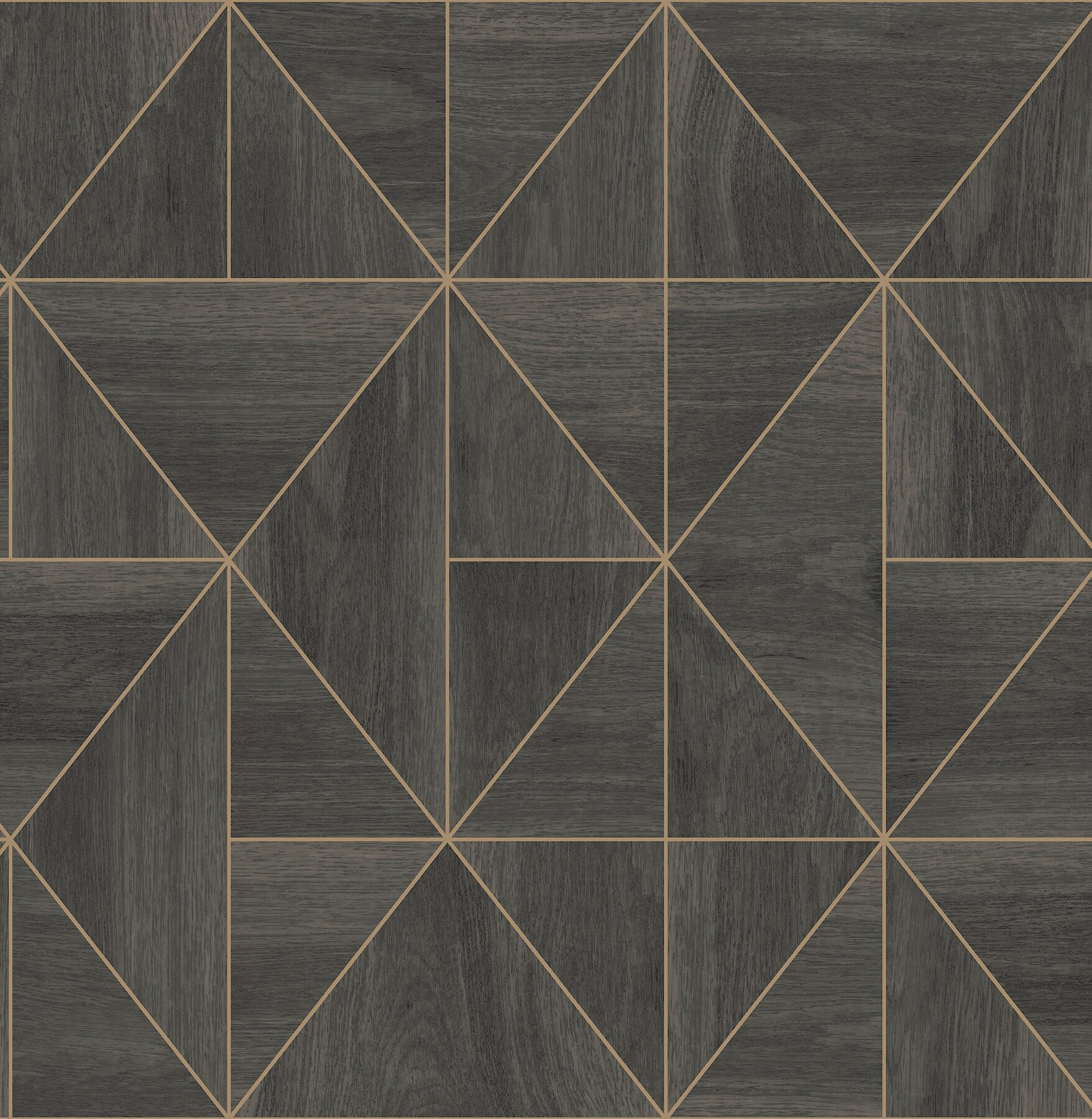 Decorline Architecture 56.4-sq ft Dark Brown Non-woven Geometric ...