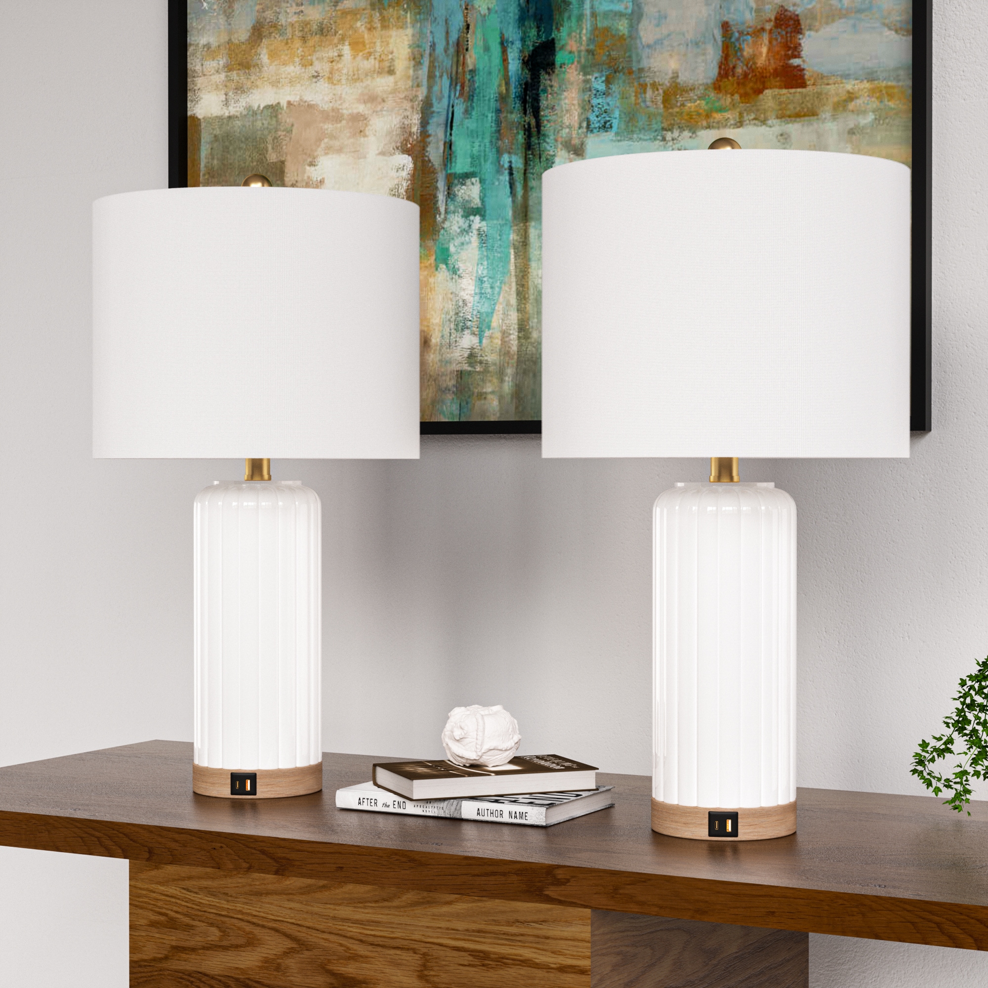 Maxax T236-WH Table-Lamps - View #2