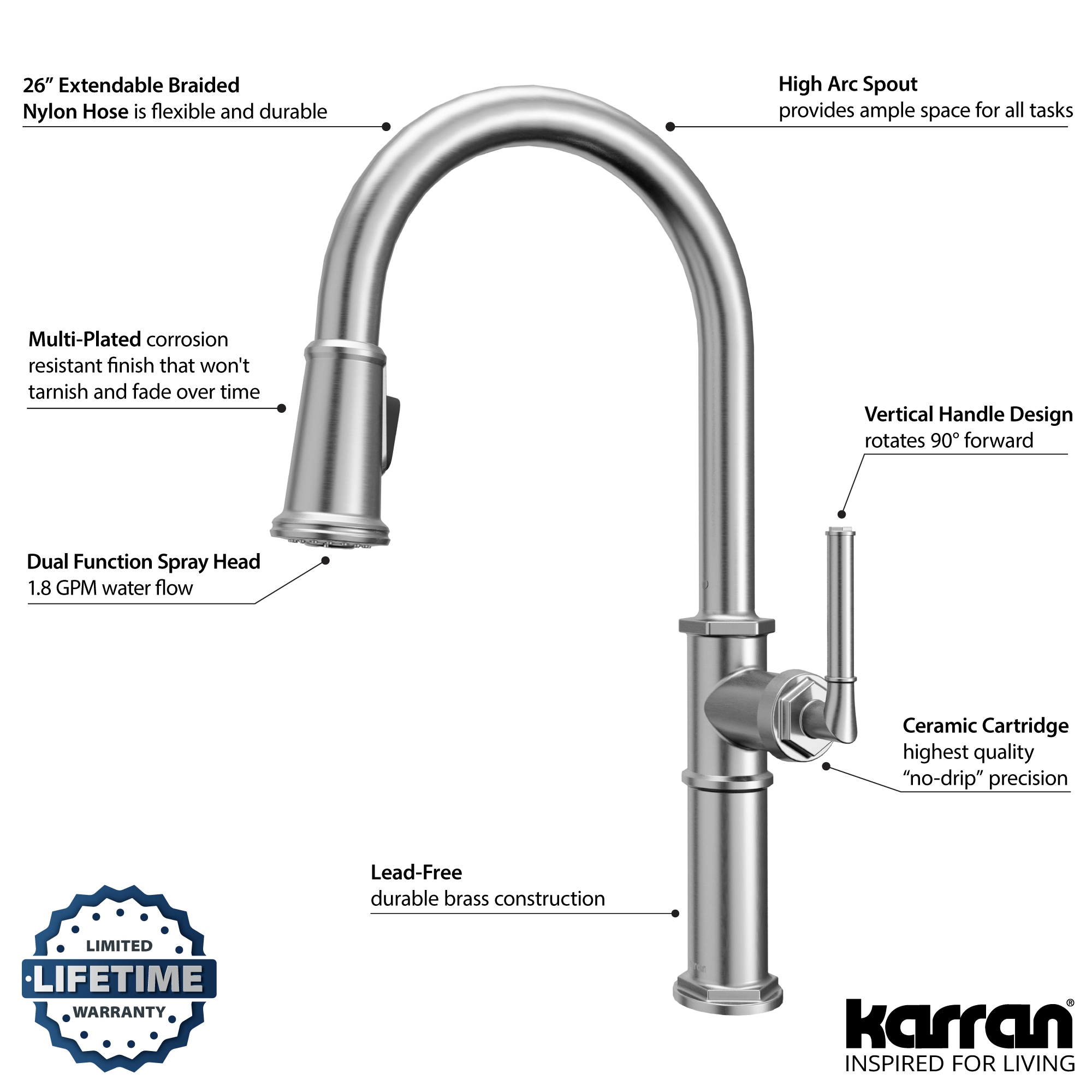 Karran KKF365SS Kitchen-Faucets - View #7