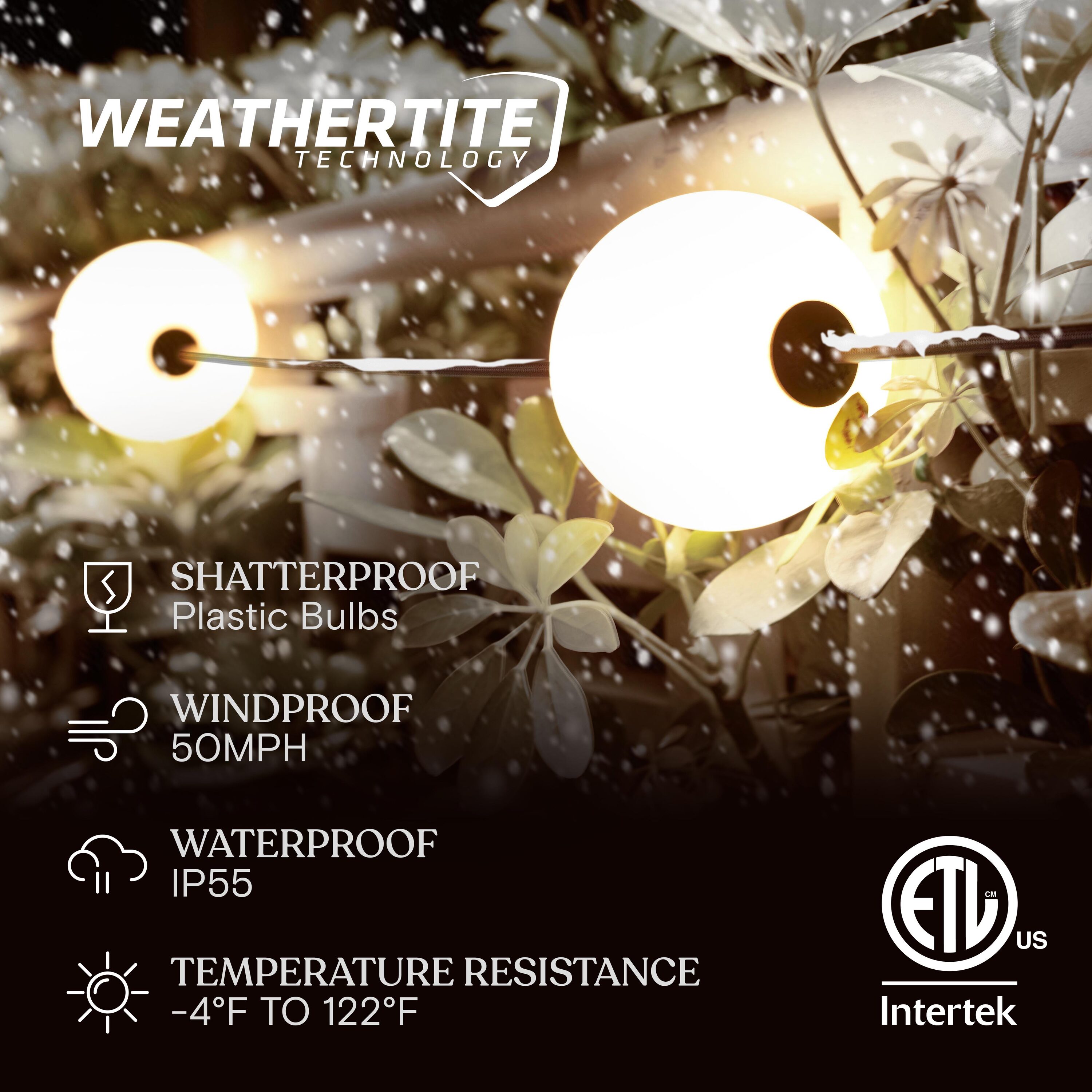 Brightech ORB-PG-1W-10-30 Patio-String-Lights - View #7