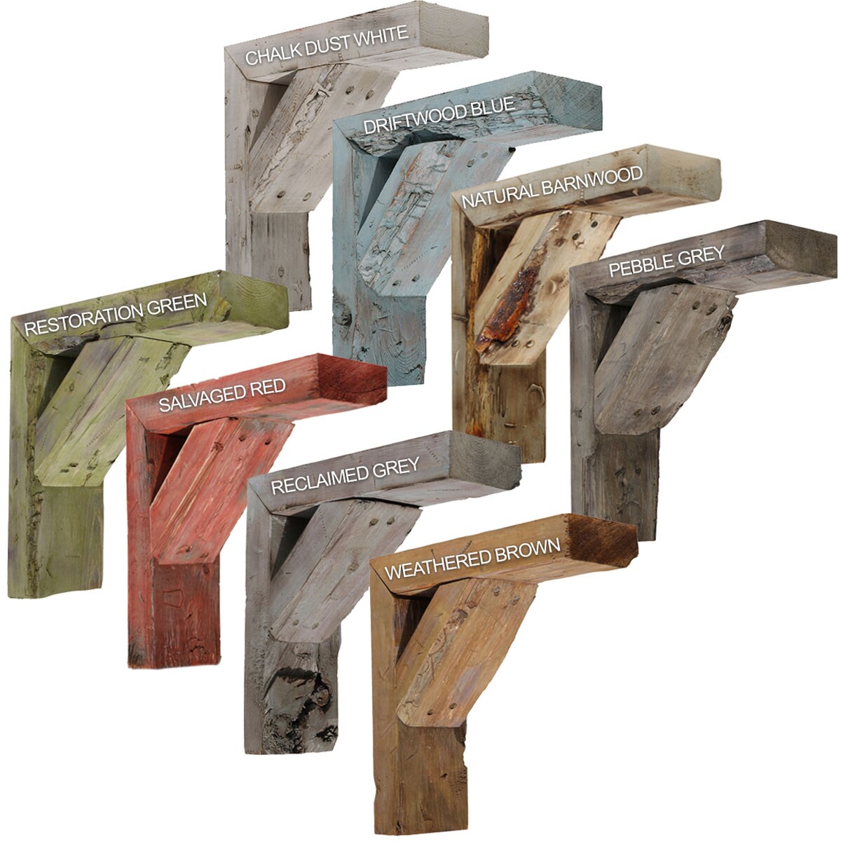 Ekena Millwork BKTB03X08X08TRBU Exterior-Brackets-Braces - View #7