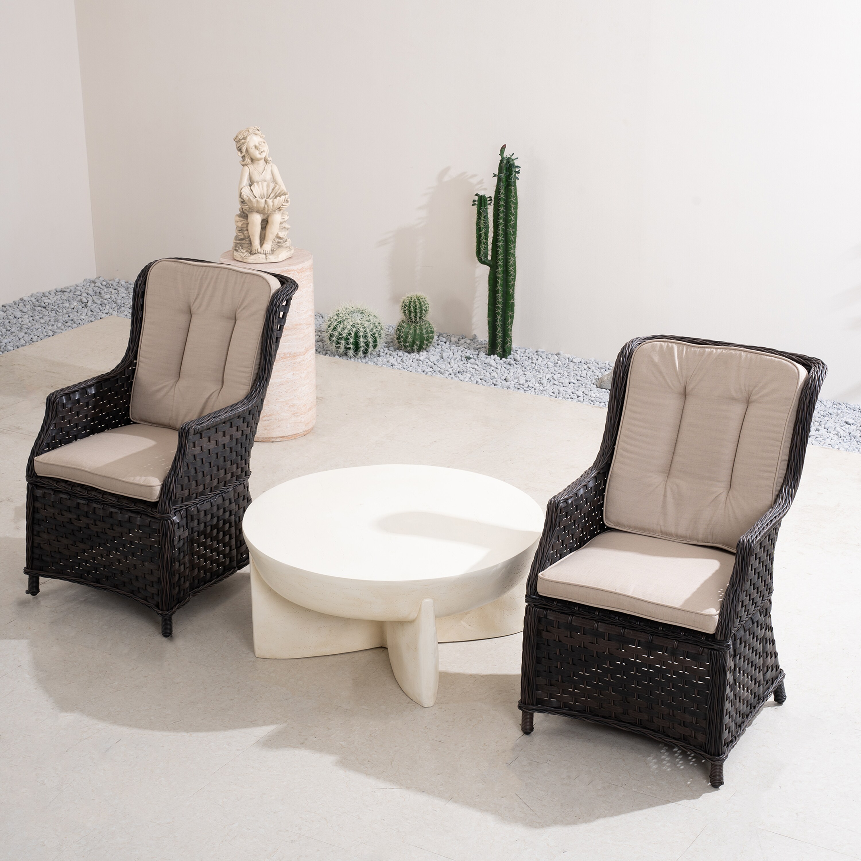 Direct Wicker DWT-152TABE&010BR Patio-Dining-Sets - View #4