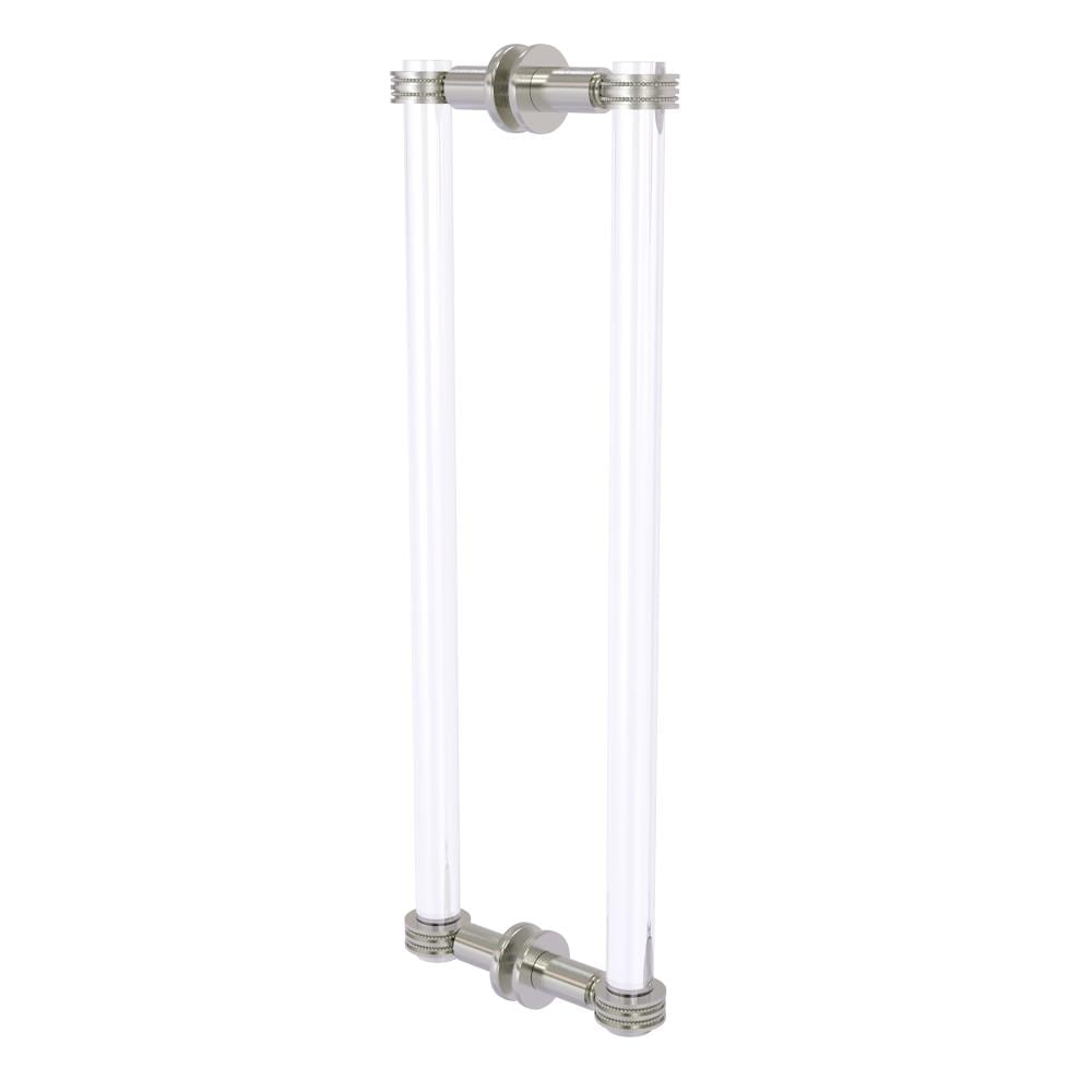 Allied Brass CV-406D-18BB-SN Satin nickel 18-Inches Hinged shower door Handle