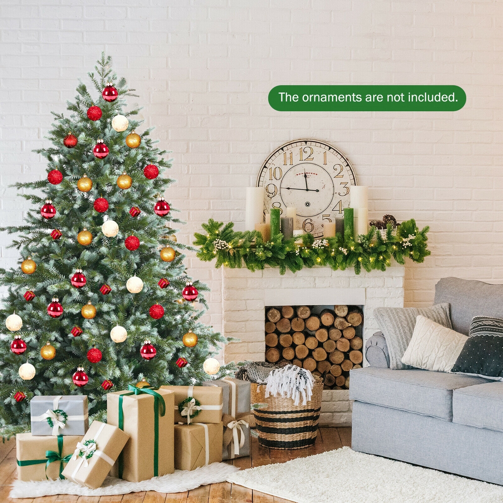 WELLFOR CM-HWY-23592 Artificial-Christmas-Trees - View #5