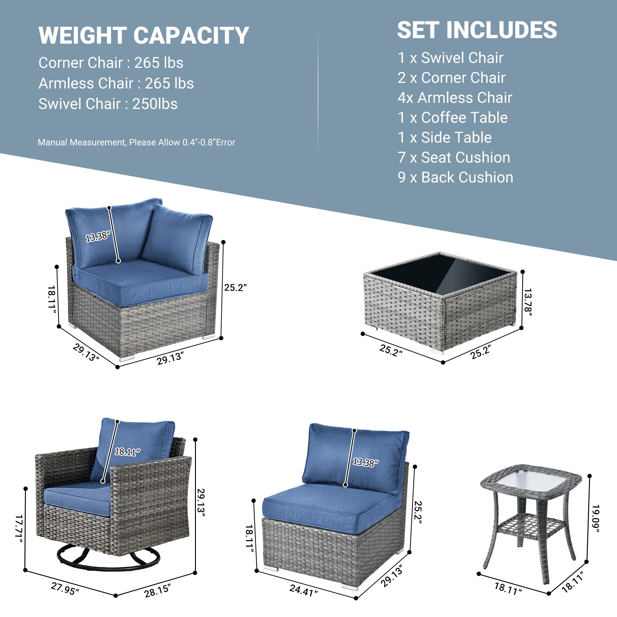 weaxty HMBZYNTC-HOP04-300 Patio-Sofas-Daybeds - View #7