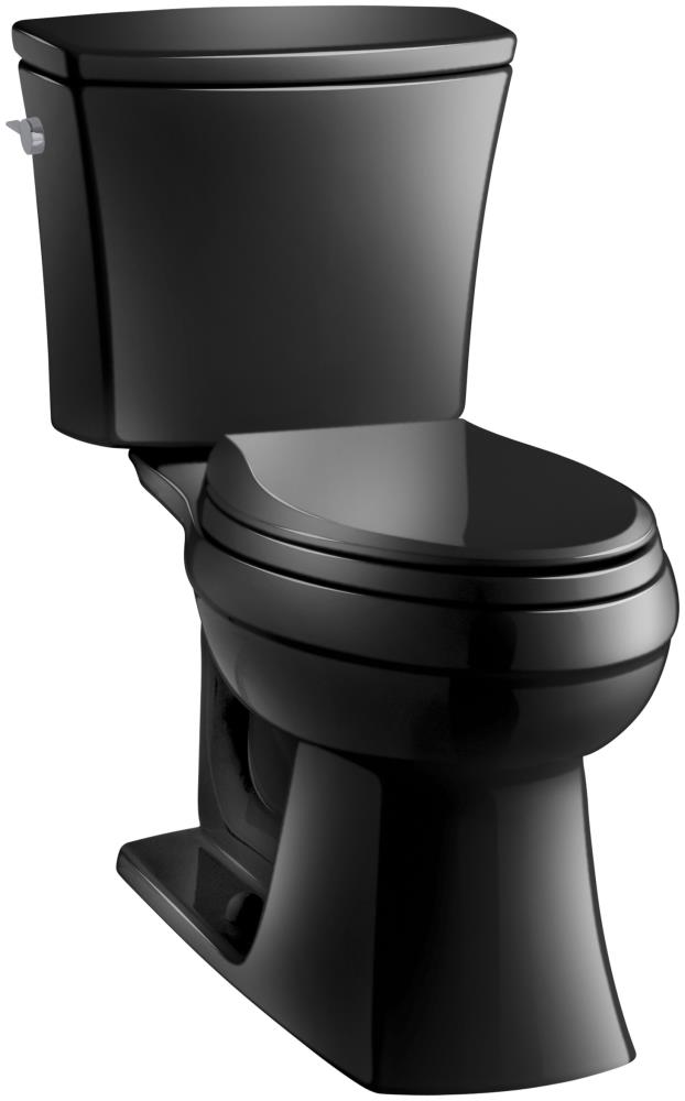 KOHLER Kelston Elongated Toilet Bowl Only in Black