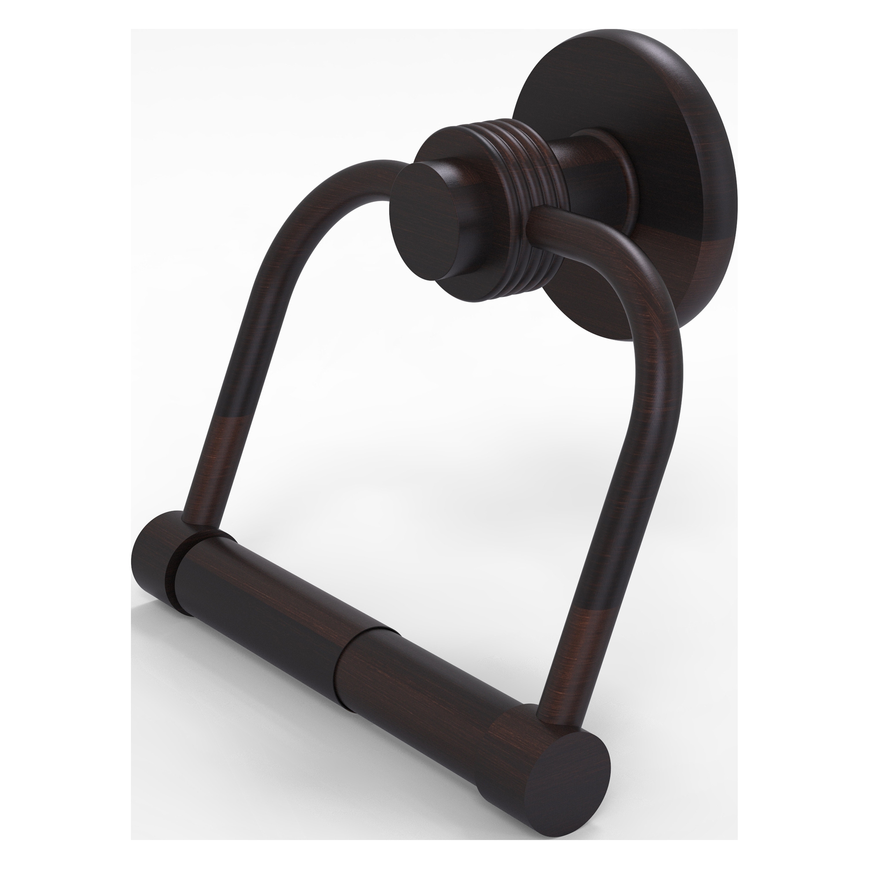 Allied Brass 924G-VB Mercury Venetian Bronze Wall mount Double post Toilet Paper Holder 1 -Rolls with Storage