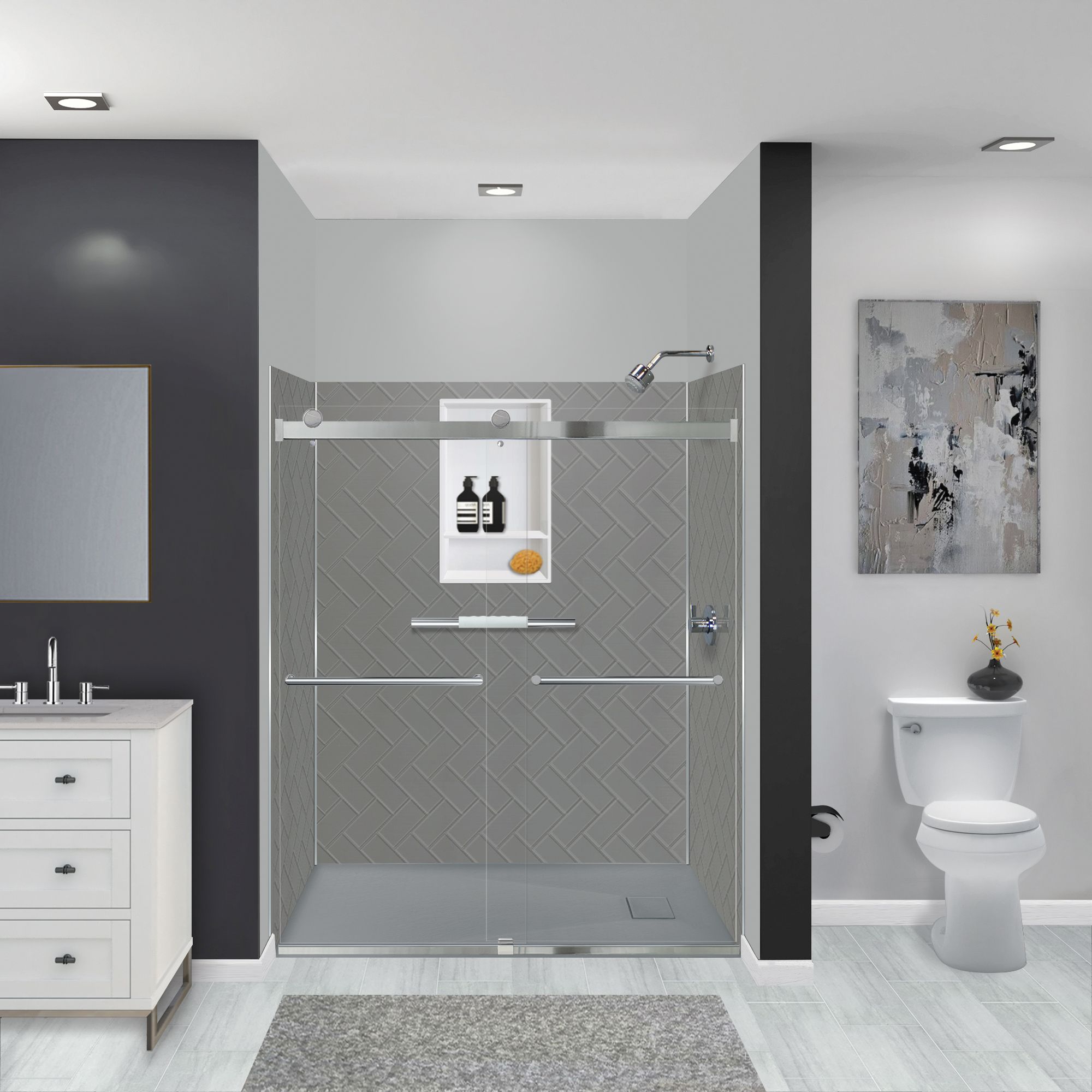Transolid PWK603672-440 Shower-Wall-Surrounds - View #9