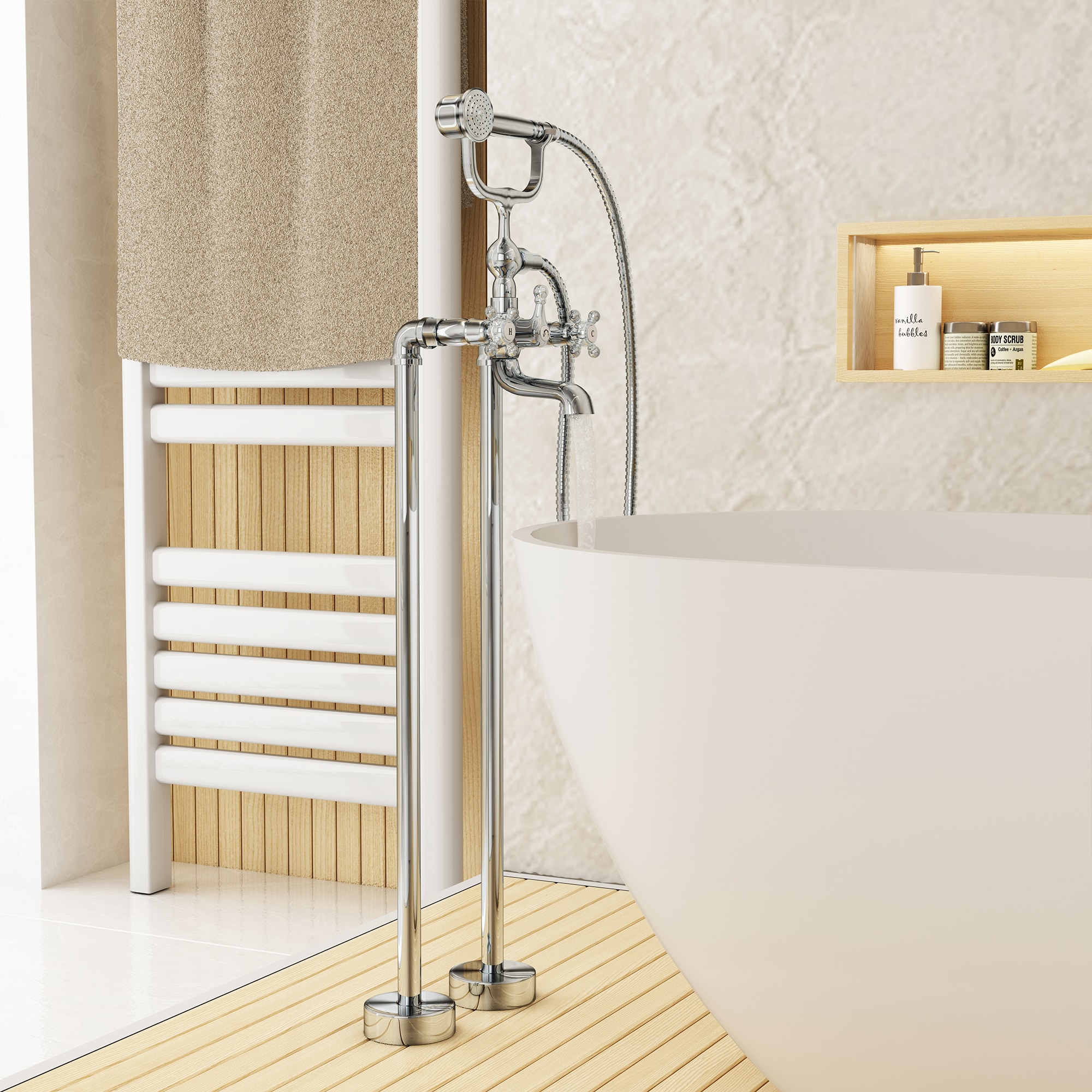 CASAINC WF-DB96103BN-10 Roman-Tub-Faucets - View #3