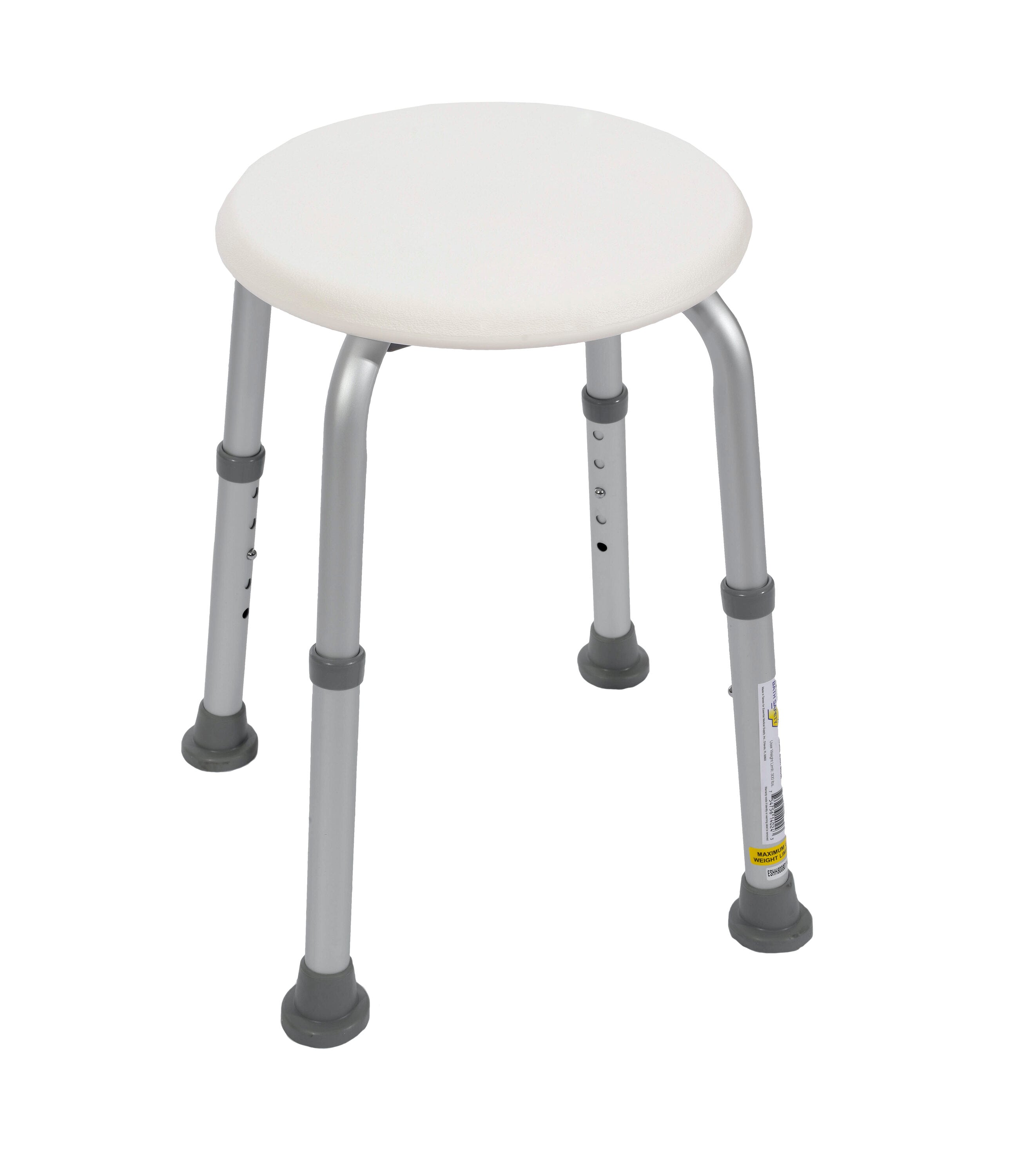 Essential Medical Supply B3100 White Shower and bath stool