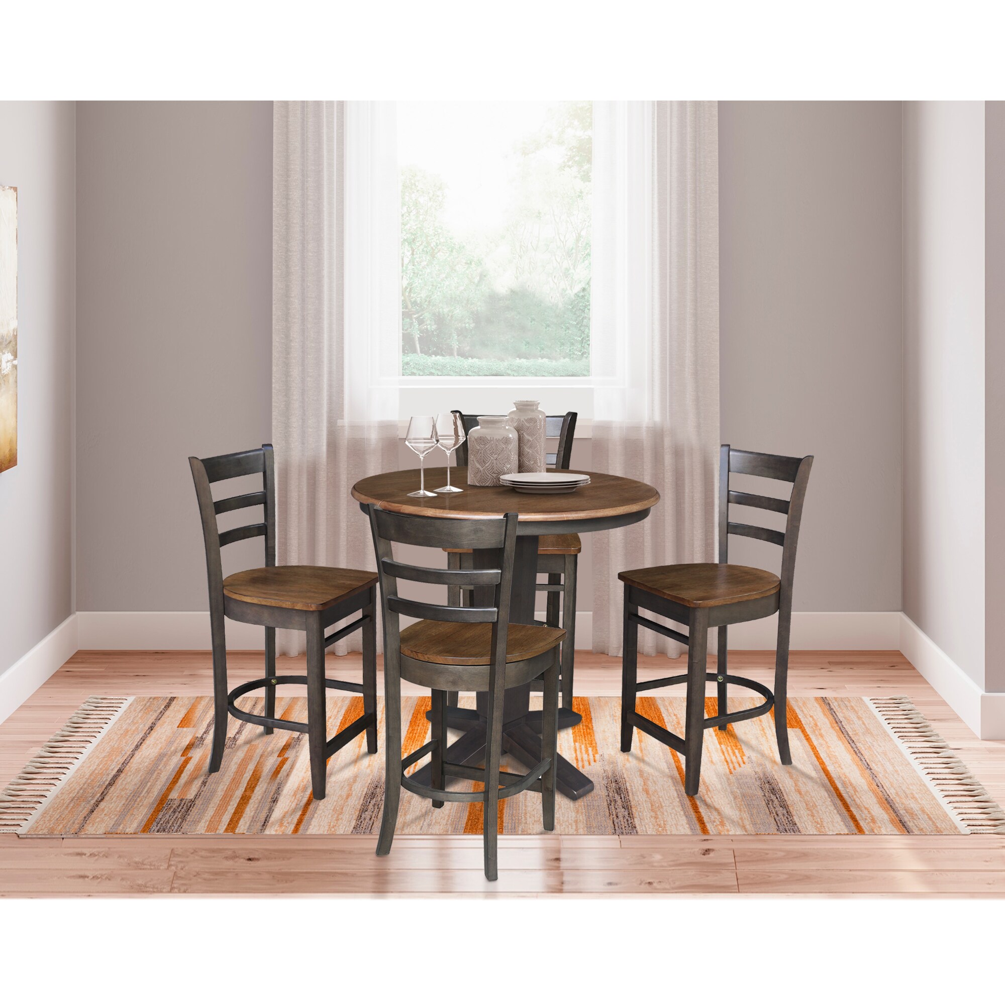 International Concepts K45-36RXT-23-S6172-4 Dining-Sets - View #3
