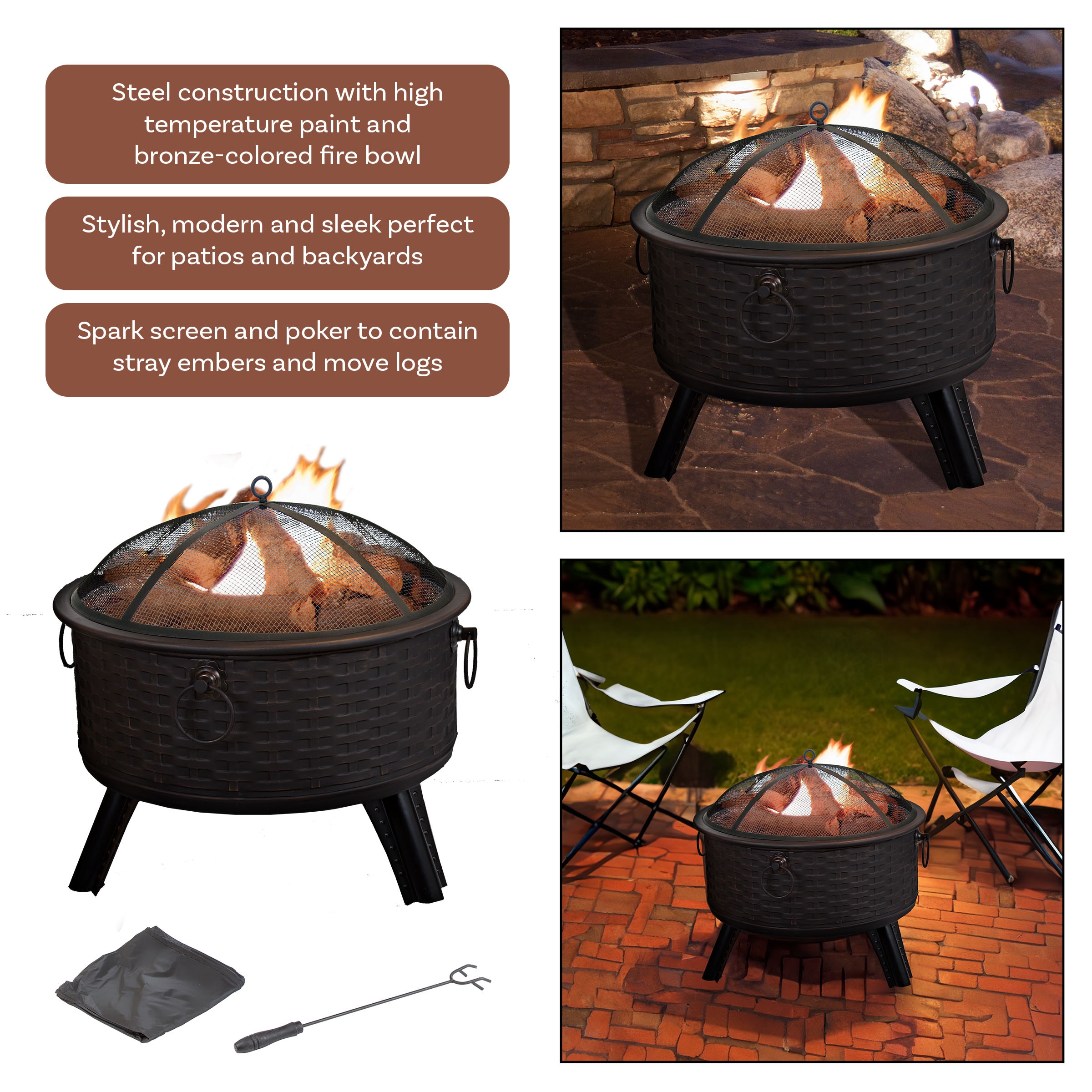 Nature Spring 335353DOK Outdoor-Woodburning-Firepits - View #2