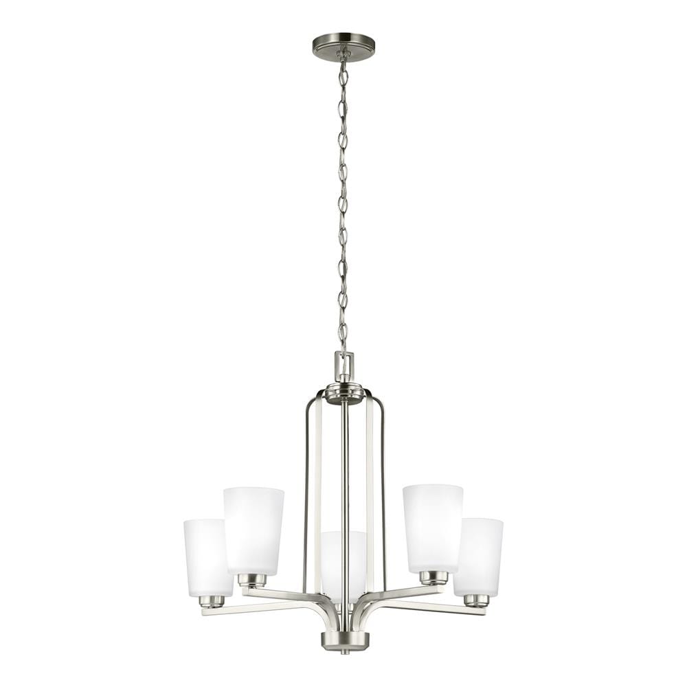 Generation Lighting Franport 5-Light Brushed Nickel Modern/Contemporary ...